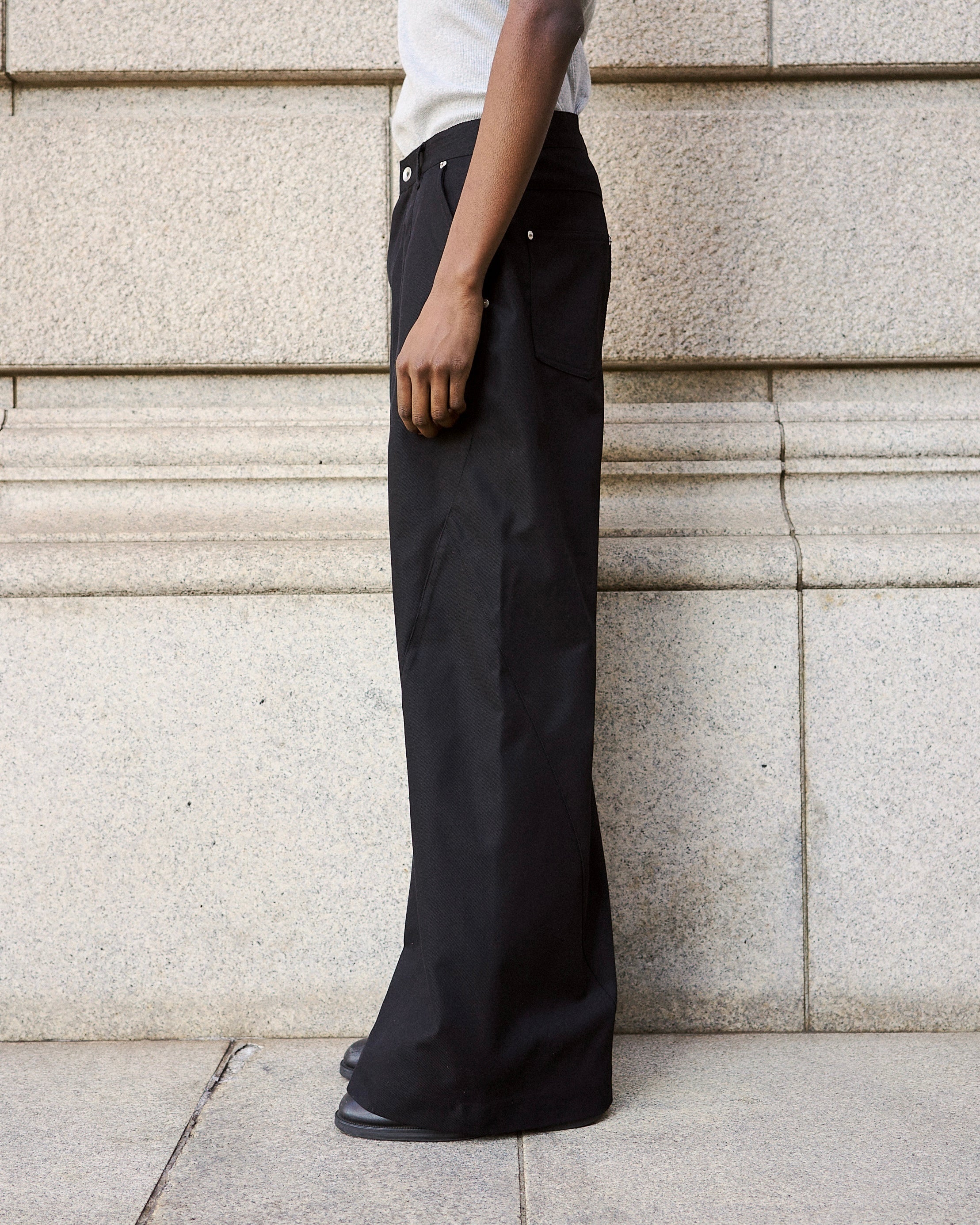 super wide baggy polyester slacks – CAMPHOR WOOD - OFFICIAL