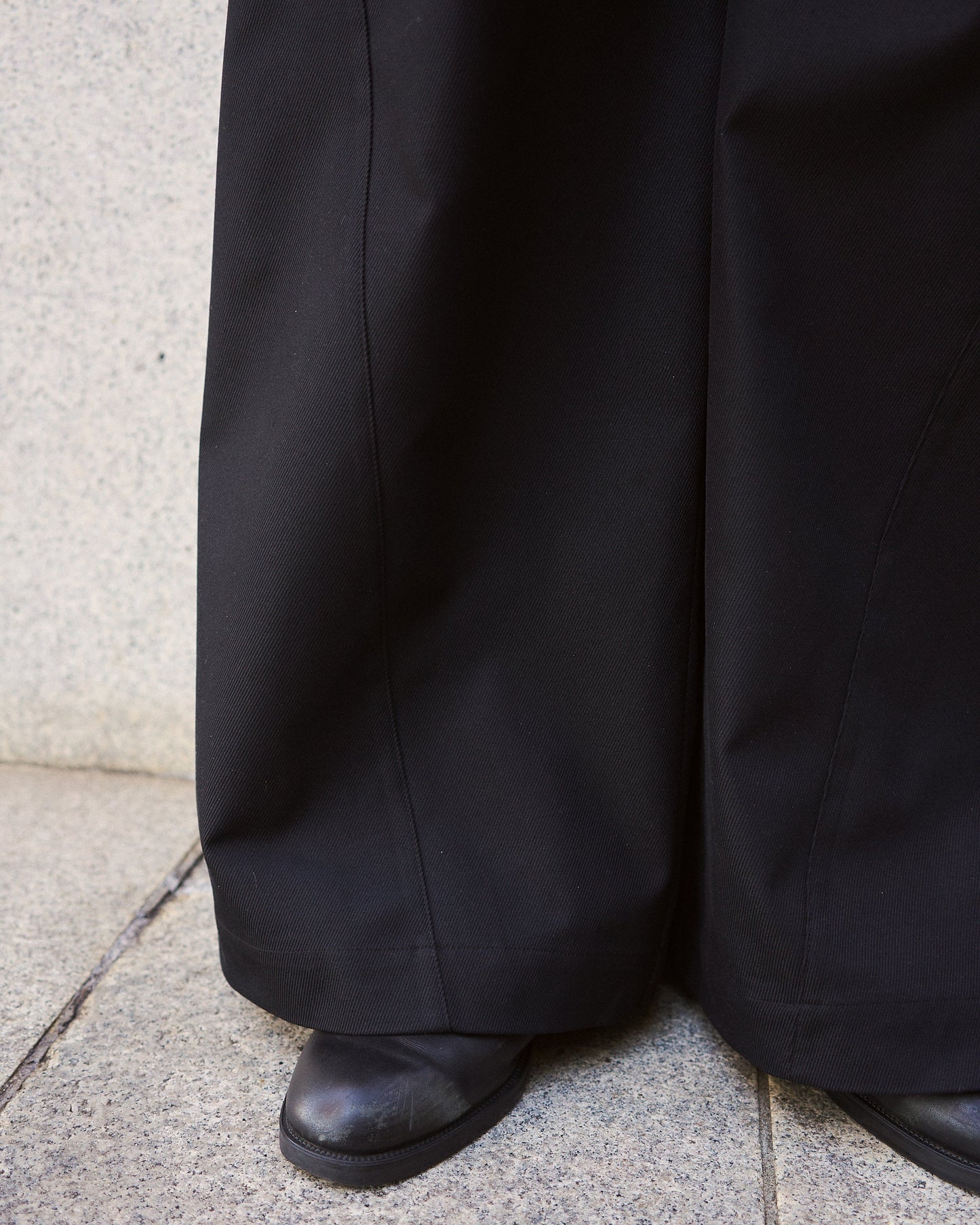 super baggy polyester slacks