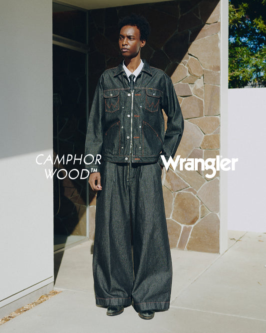 【Wrangler × CamphorWood】 custom 2way trucker denim jacket  【124MJ×24MJZ】
