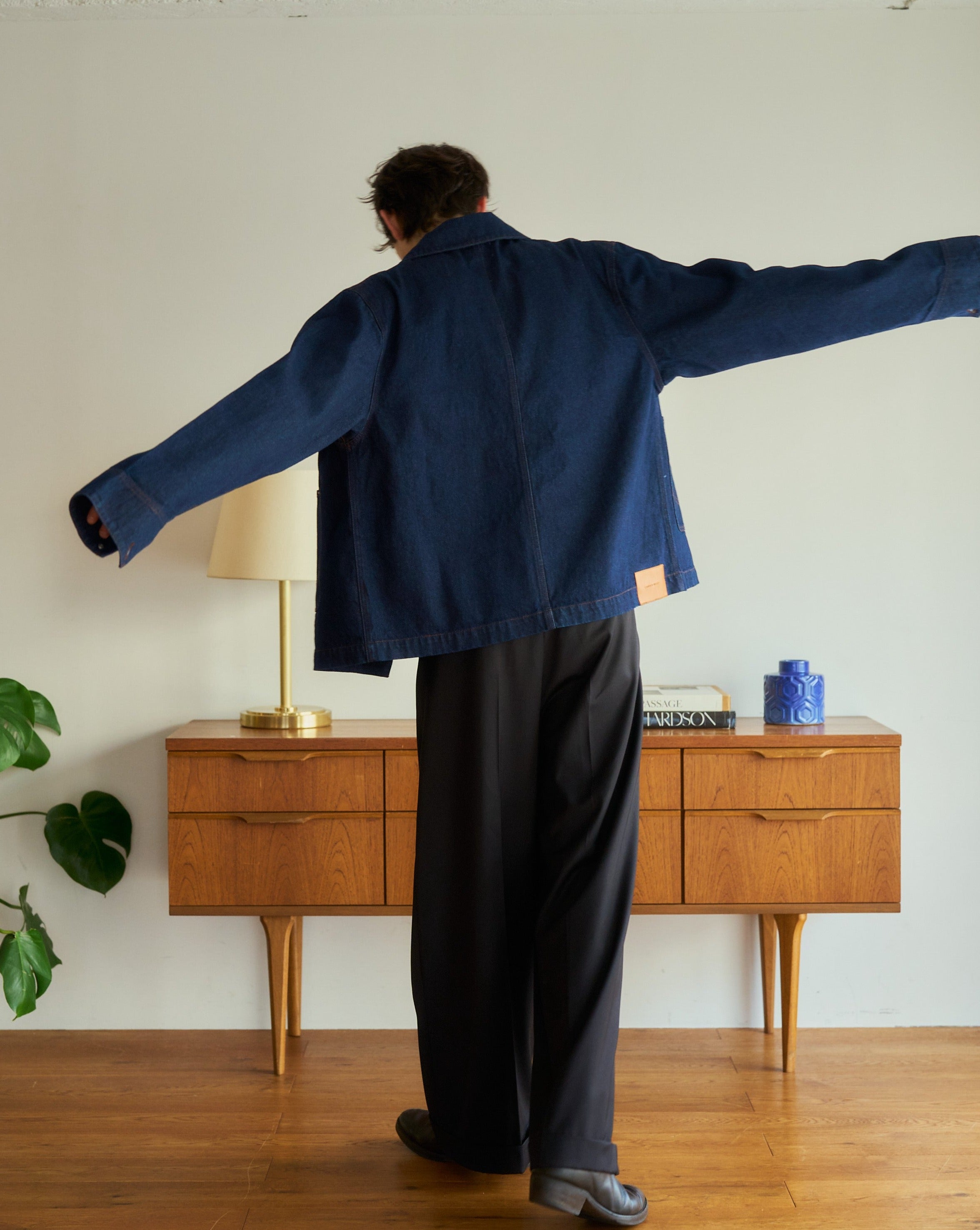 2tuck wide baggy flare slacks – CAMPHOR WOOD - OFFICIAL