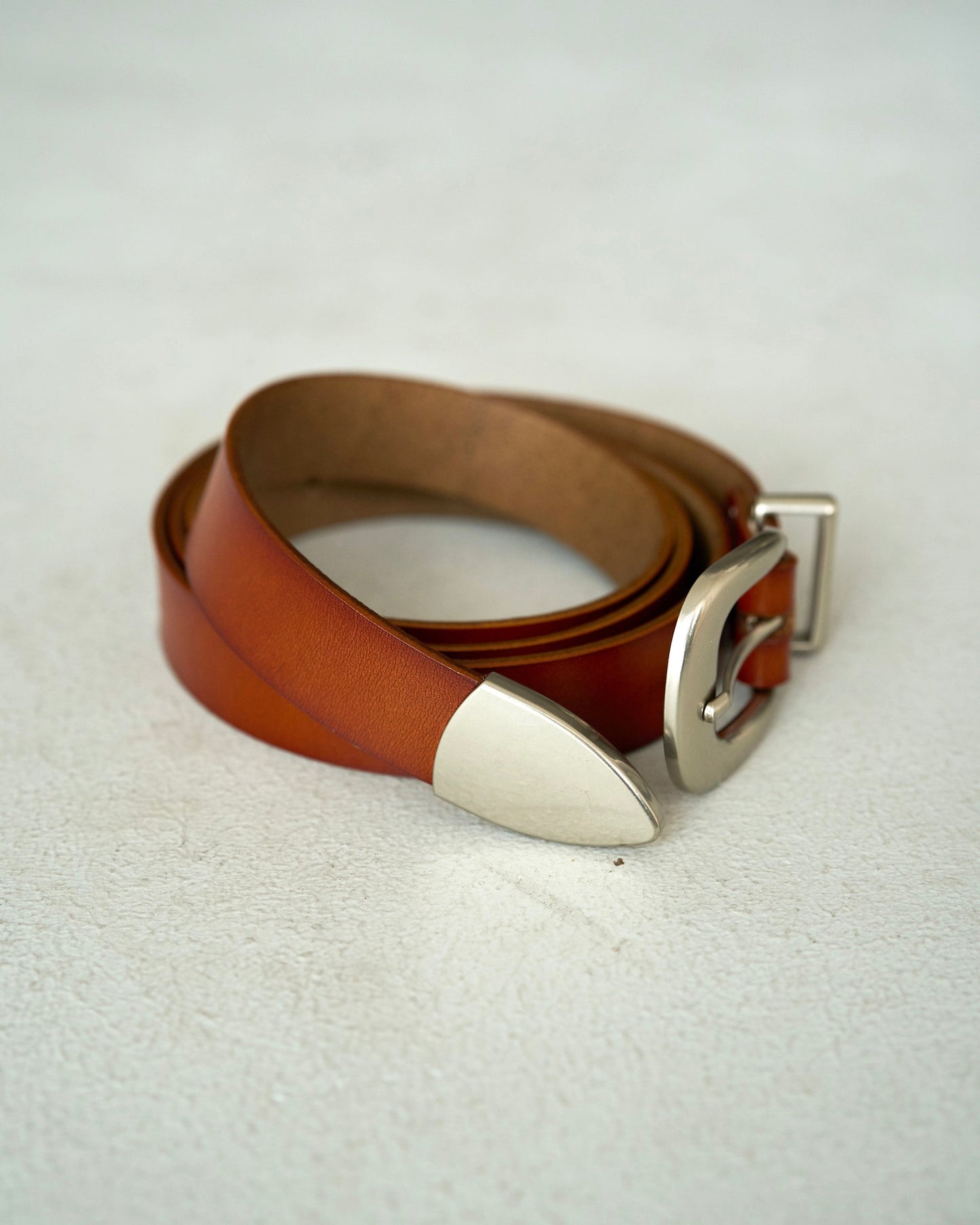western recycle cow leather belt