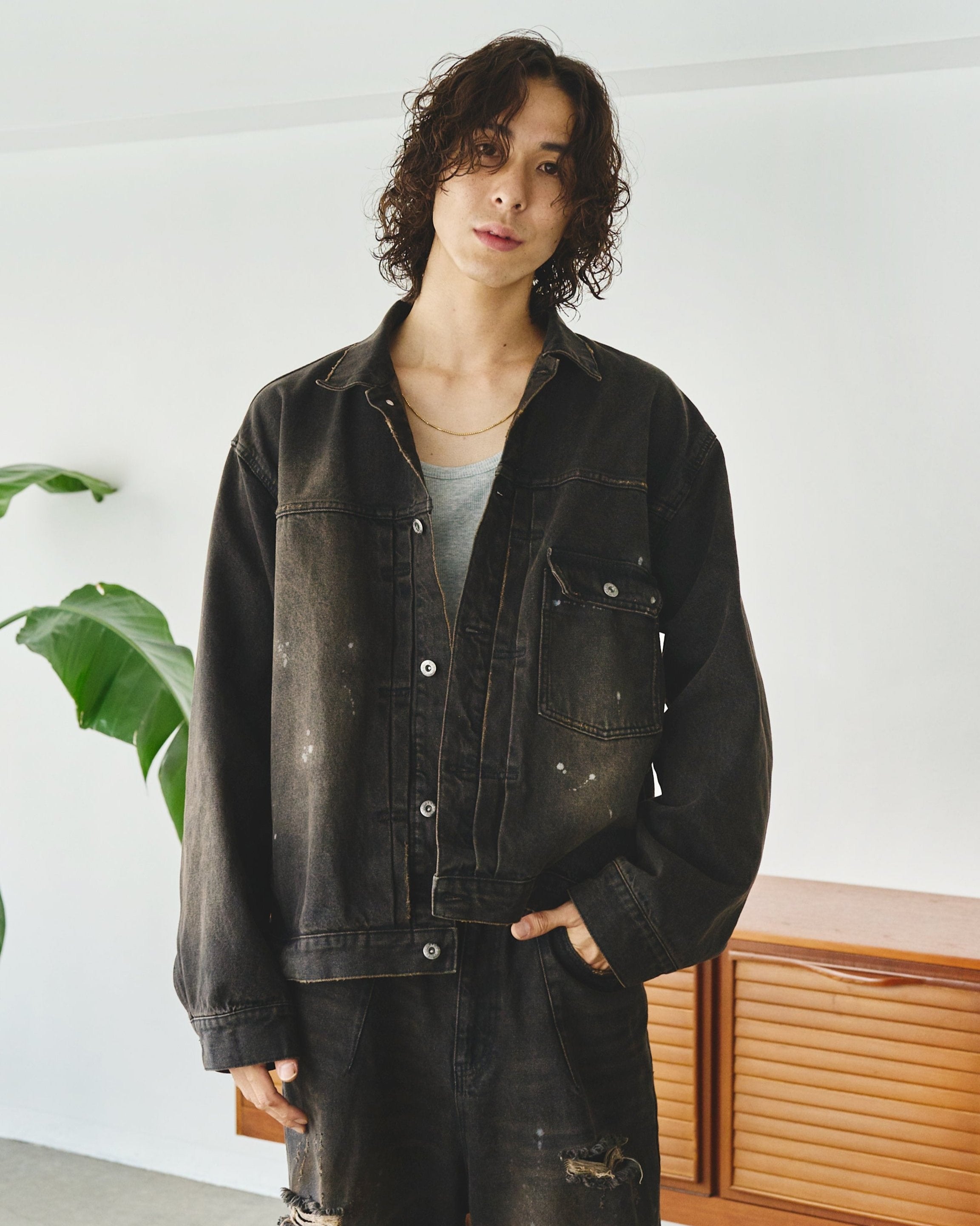 CAMPHOR WOOD シャギーダッフルコート Camphor wood ダッフルコート コート double breasted wool
