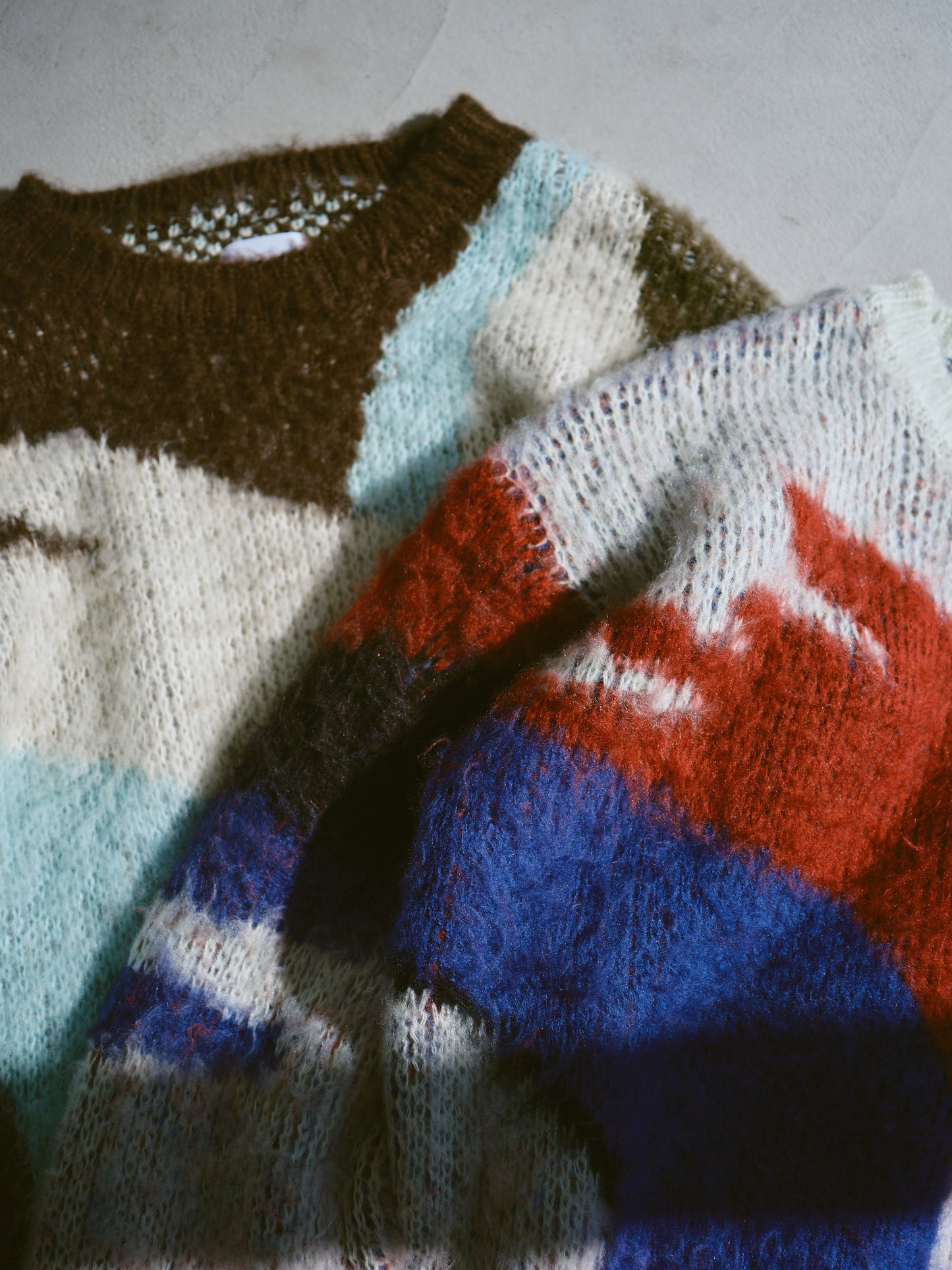 art pattern jacquard pullover sweater