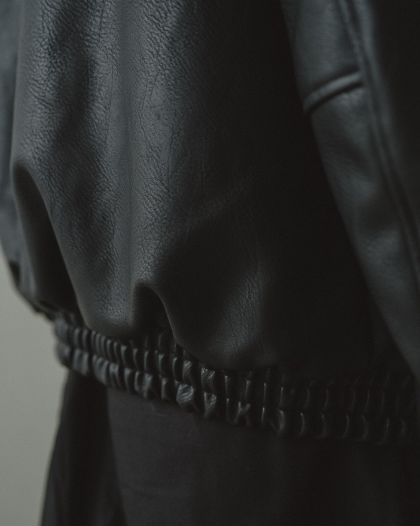 leather/fur faux reversible flight jacket