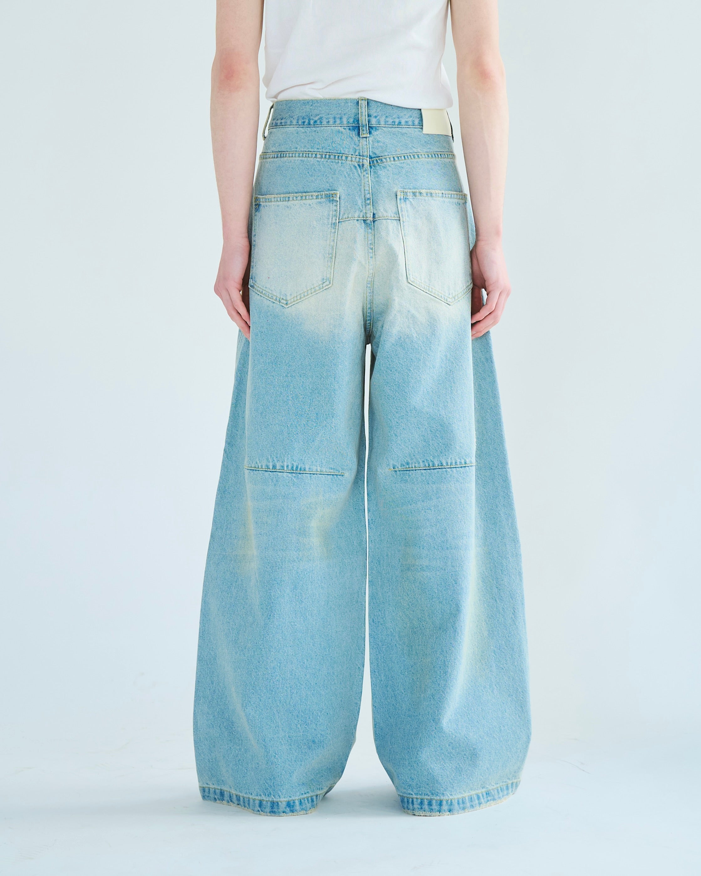 新作揃え wide baggy overdye denim trousers – CAMPHOR WOOD - OFFICIAL 快適グッズ・旅行小物