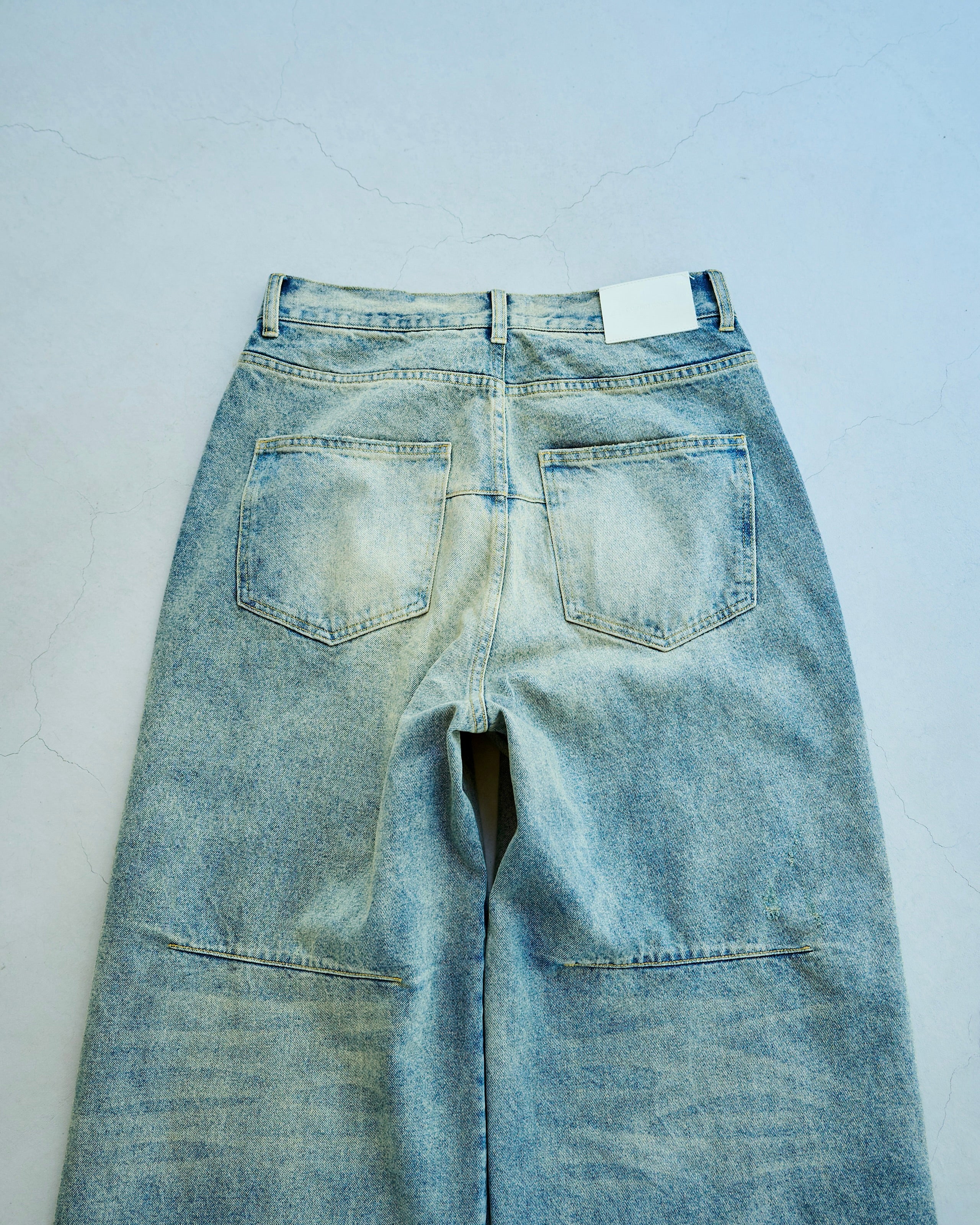 素晴らしい品質 baggy wide overdye OFFICIAL - WOOD CAMPHOR – trousers denim 快適グッズ・旅行小物