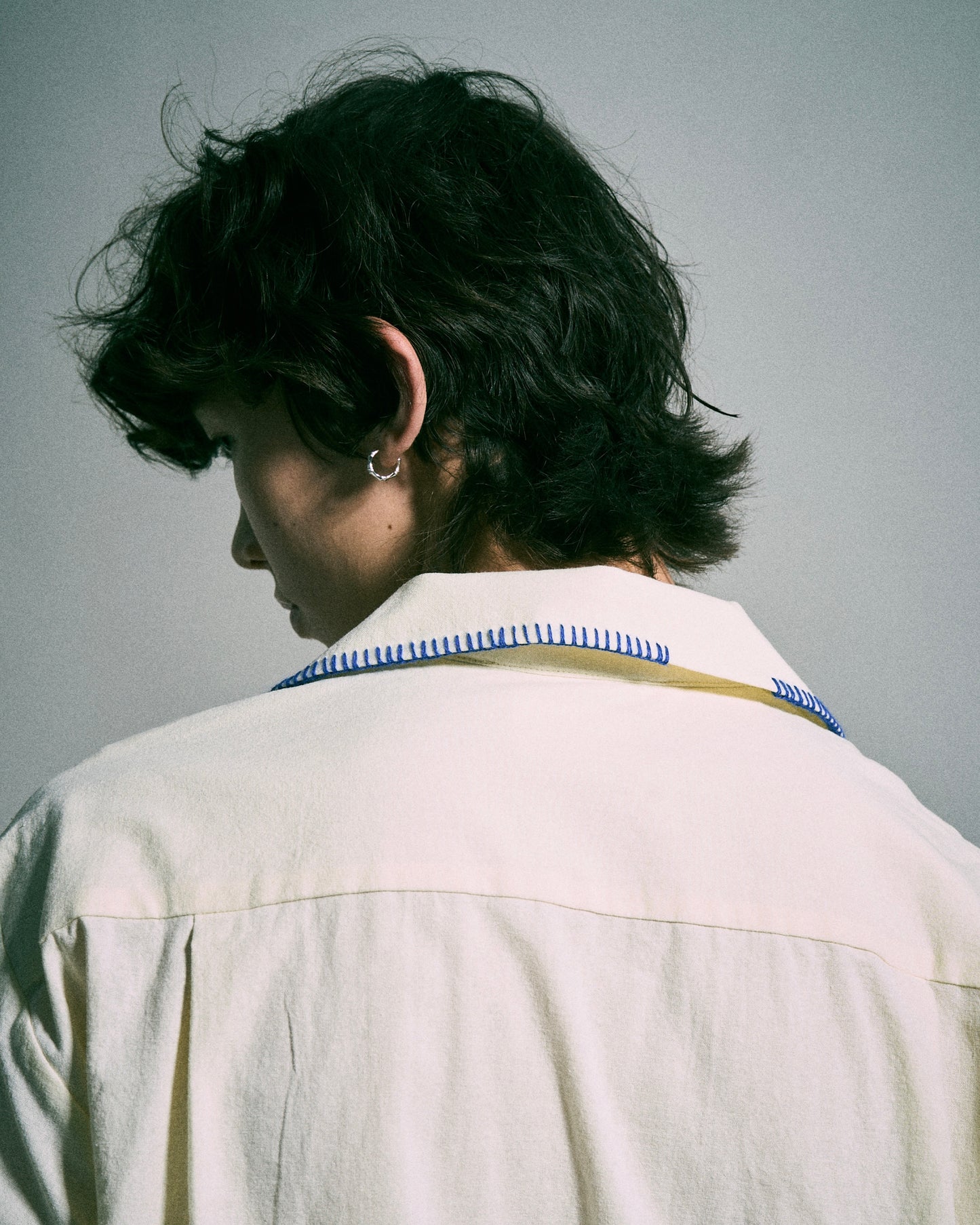 FLOWER EMBROIDERY SAGARA H/S SHIRT