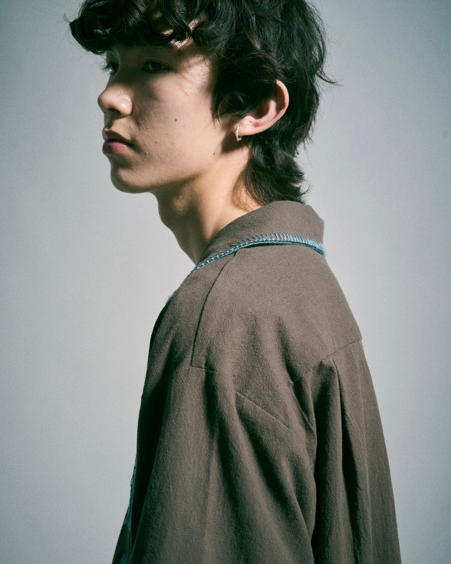 FLOWER EMBROIDERY SAGARA H/S SHIRT