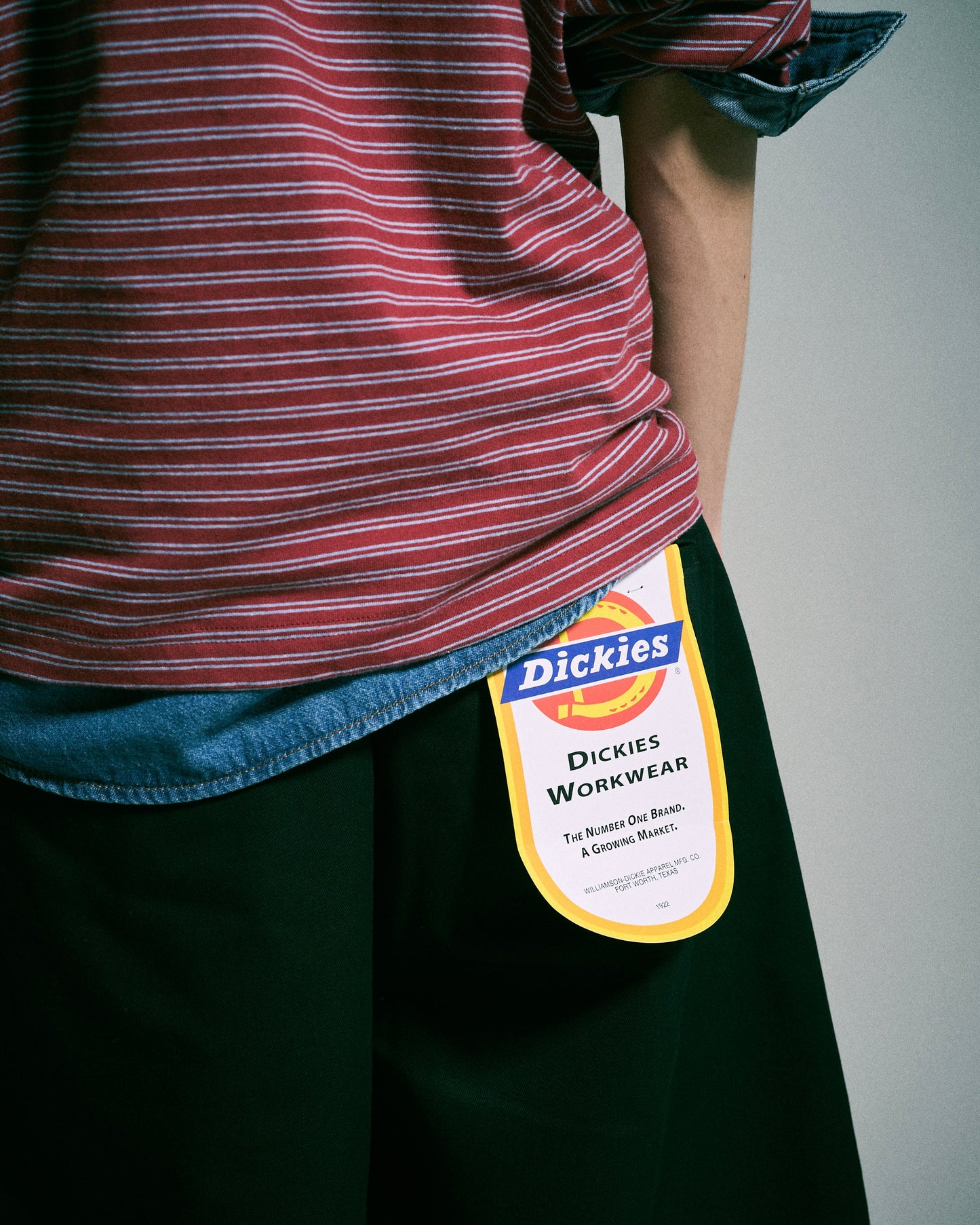 【 Dickies®︎×CAMPHORWOOD 】LAYERED BOXER CUT-OFF WIDE CHINO SHORTS