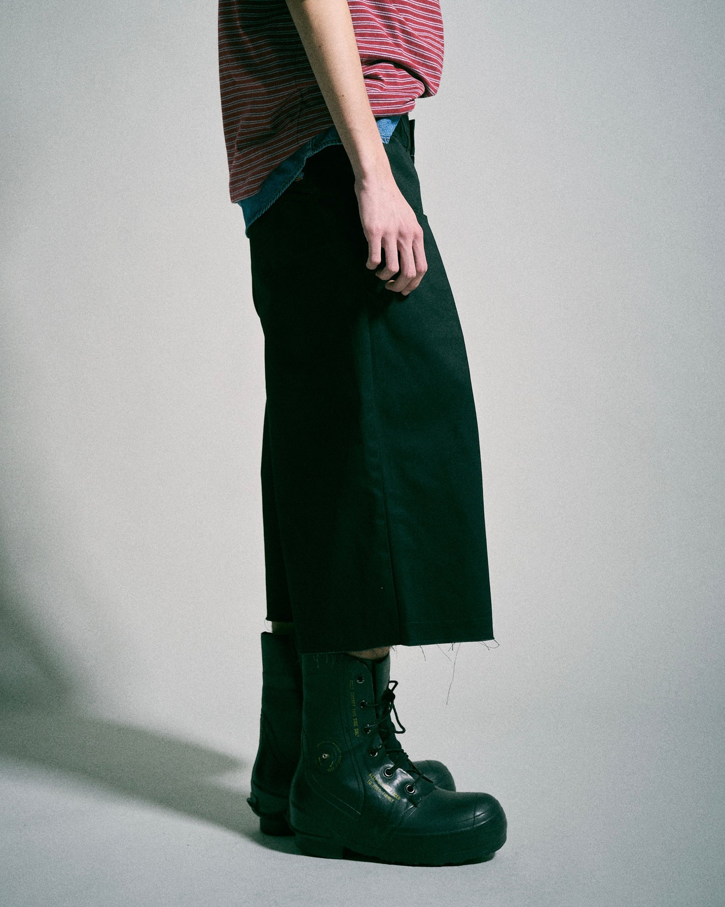 【 Dickies®︎×CAMPHORWOOD 】LAYERED BOXER CUT-OFF WIDE CHINO SHORTS