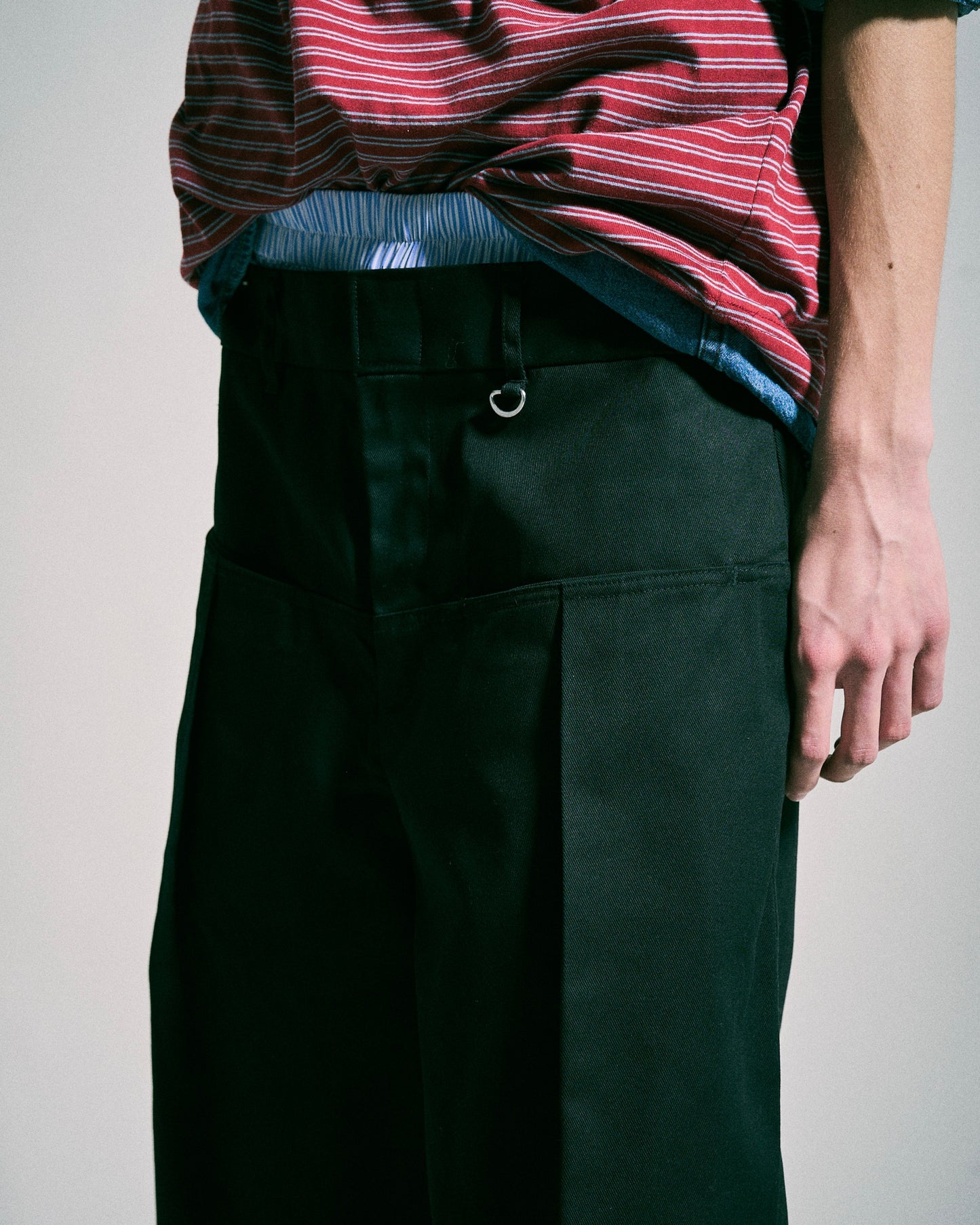 【 Dickies®︎×CAMPHORWOOD 】LAYERED BOXER CUT-OFF WIDE CHINO SHORTS