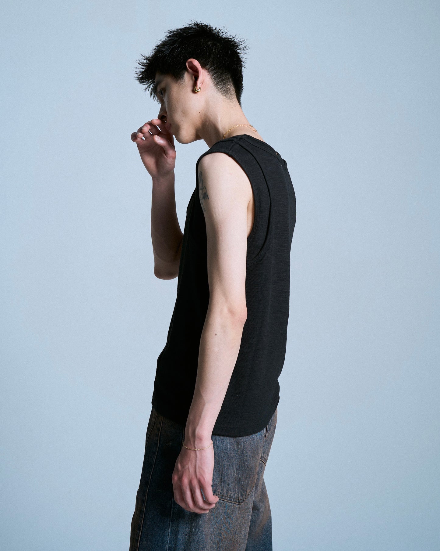 DOUBLE LAYER SLUB TANK TOP