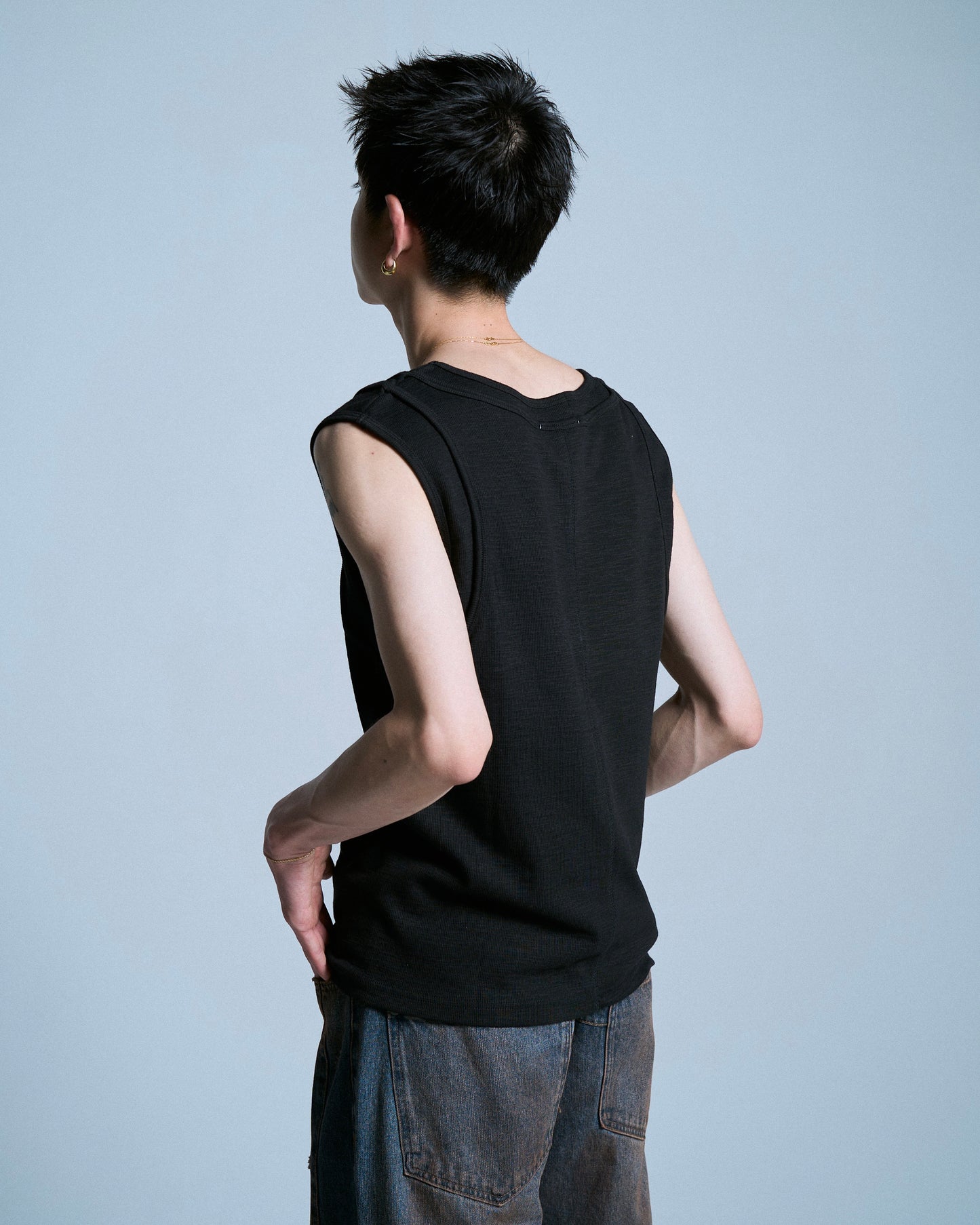DOUBLE LAYER SLUB TANK TOP