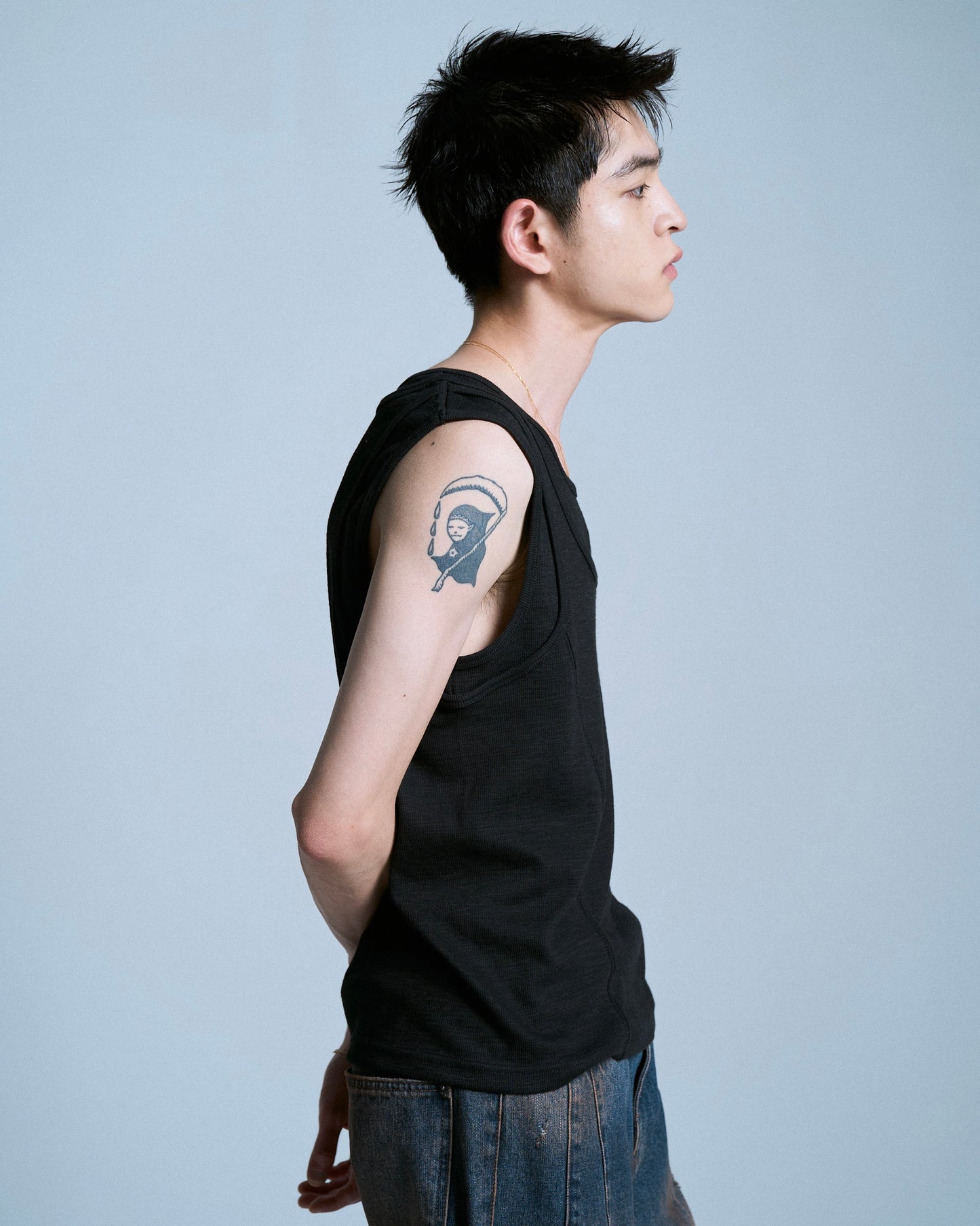 DOUBLE LAYER SLUB TANK TOP