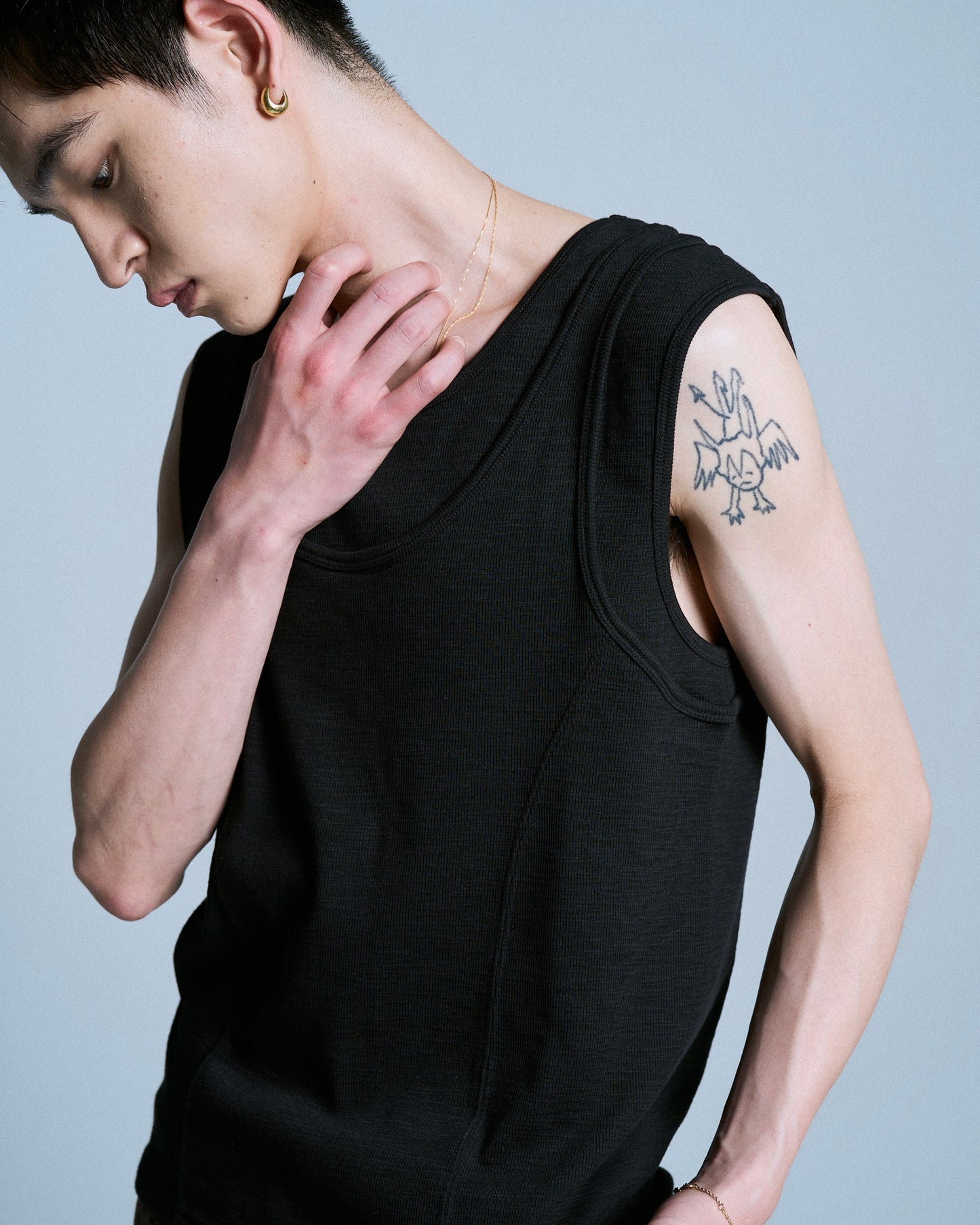 DOUBLE LAYER SLUB TANK TOP