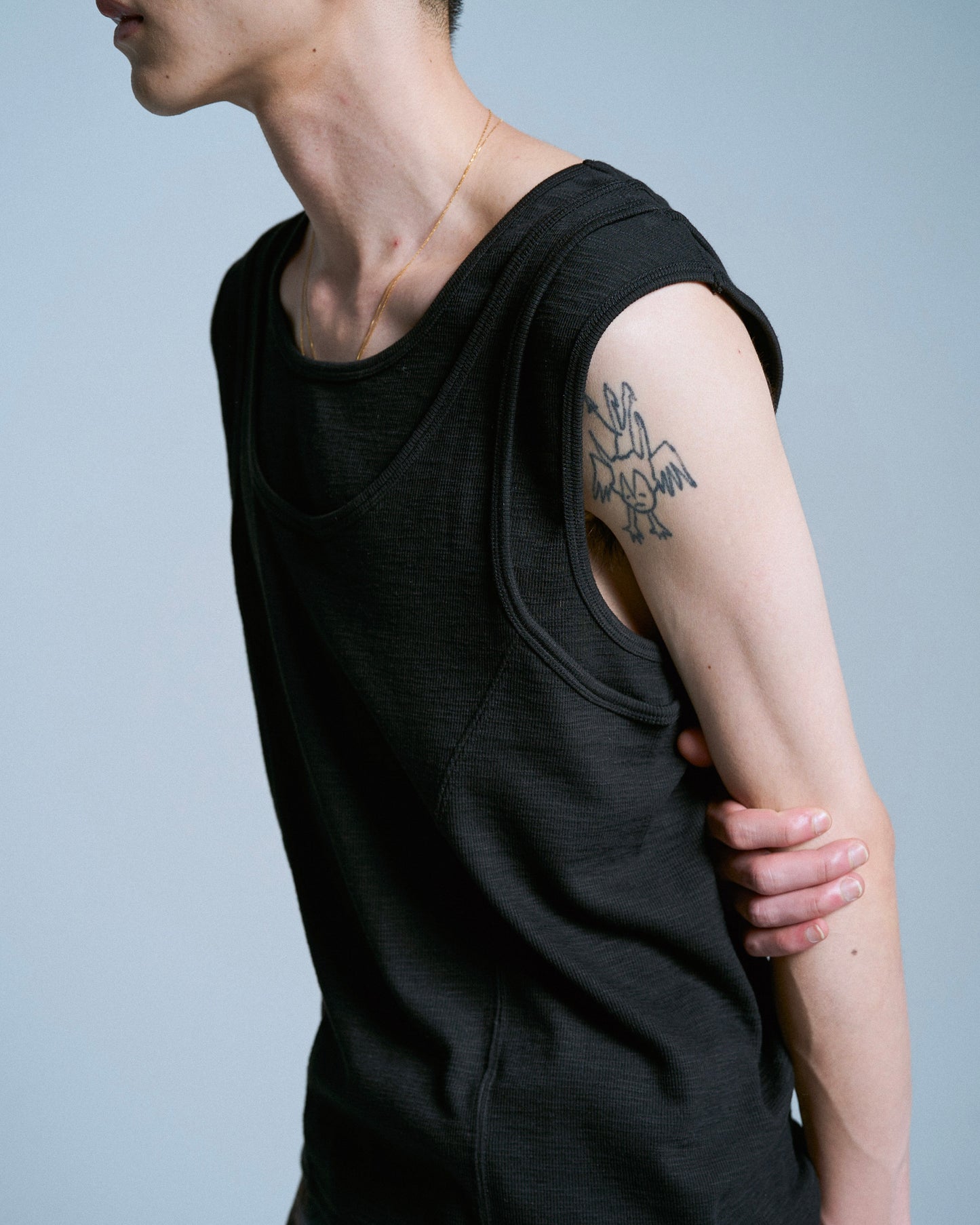 DOUBLE LAYER SLUB TANK TOP