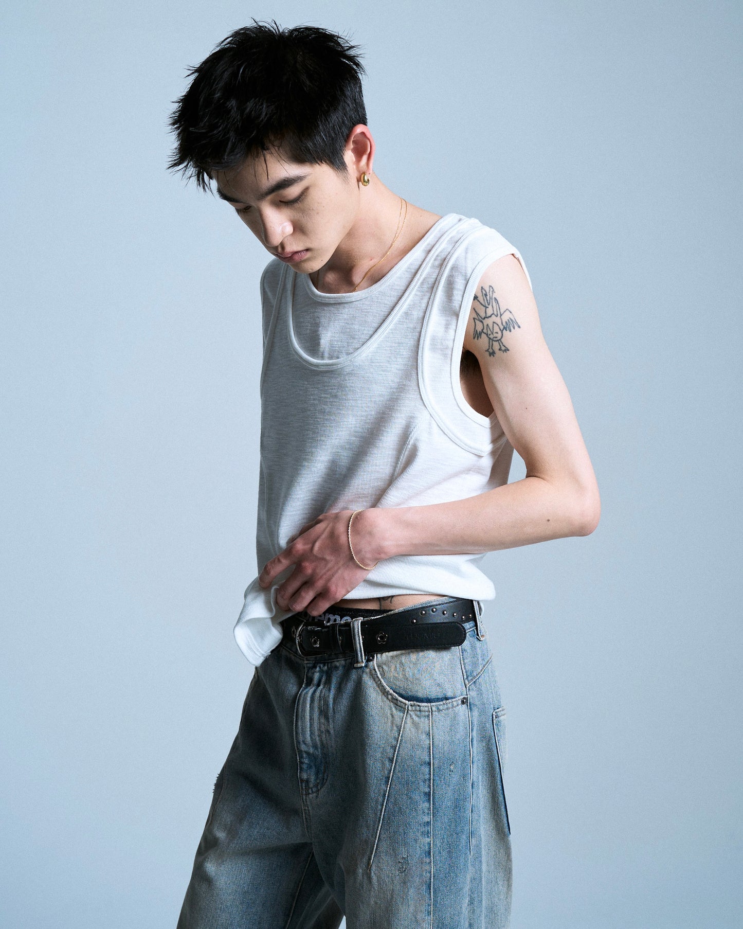 DOUBLE LAYER SLUB TANK TOP