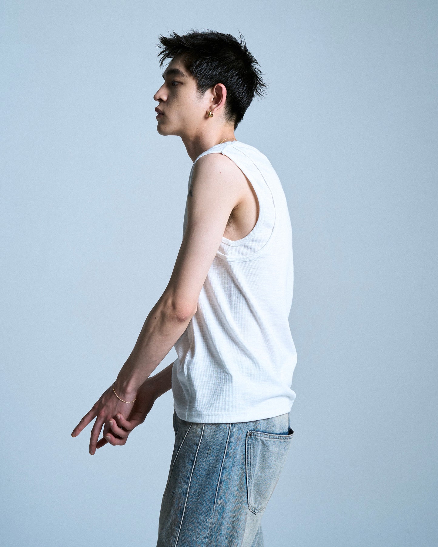 DOUBLE LAYER SLUB TANK TOP