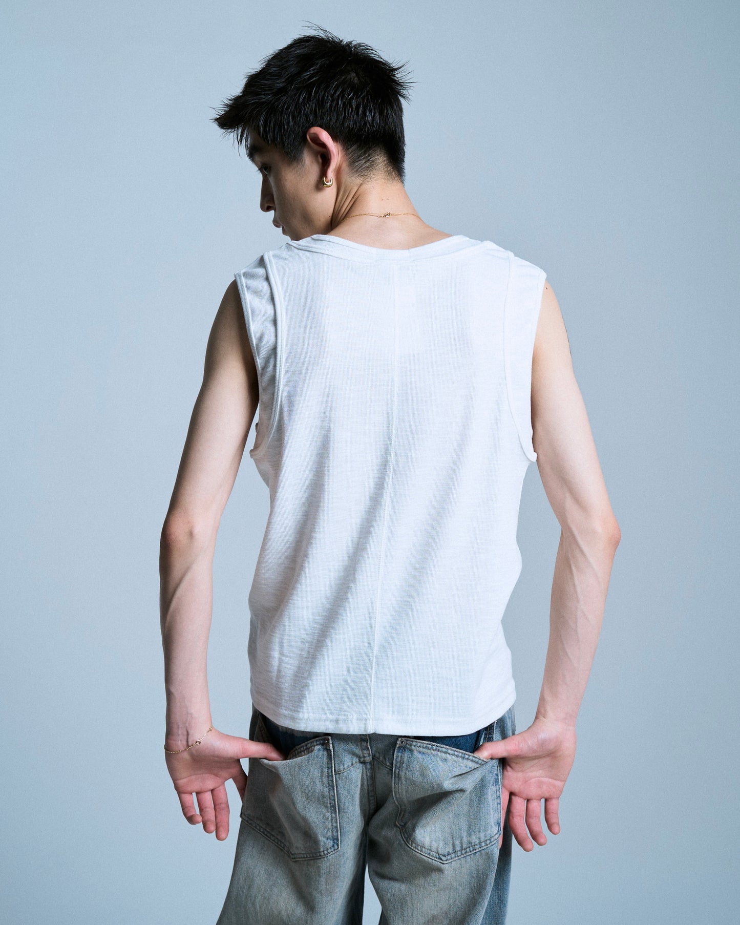DOUBLE LAYER SLUB TANK TOP
