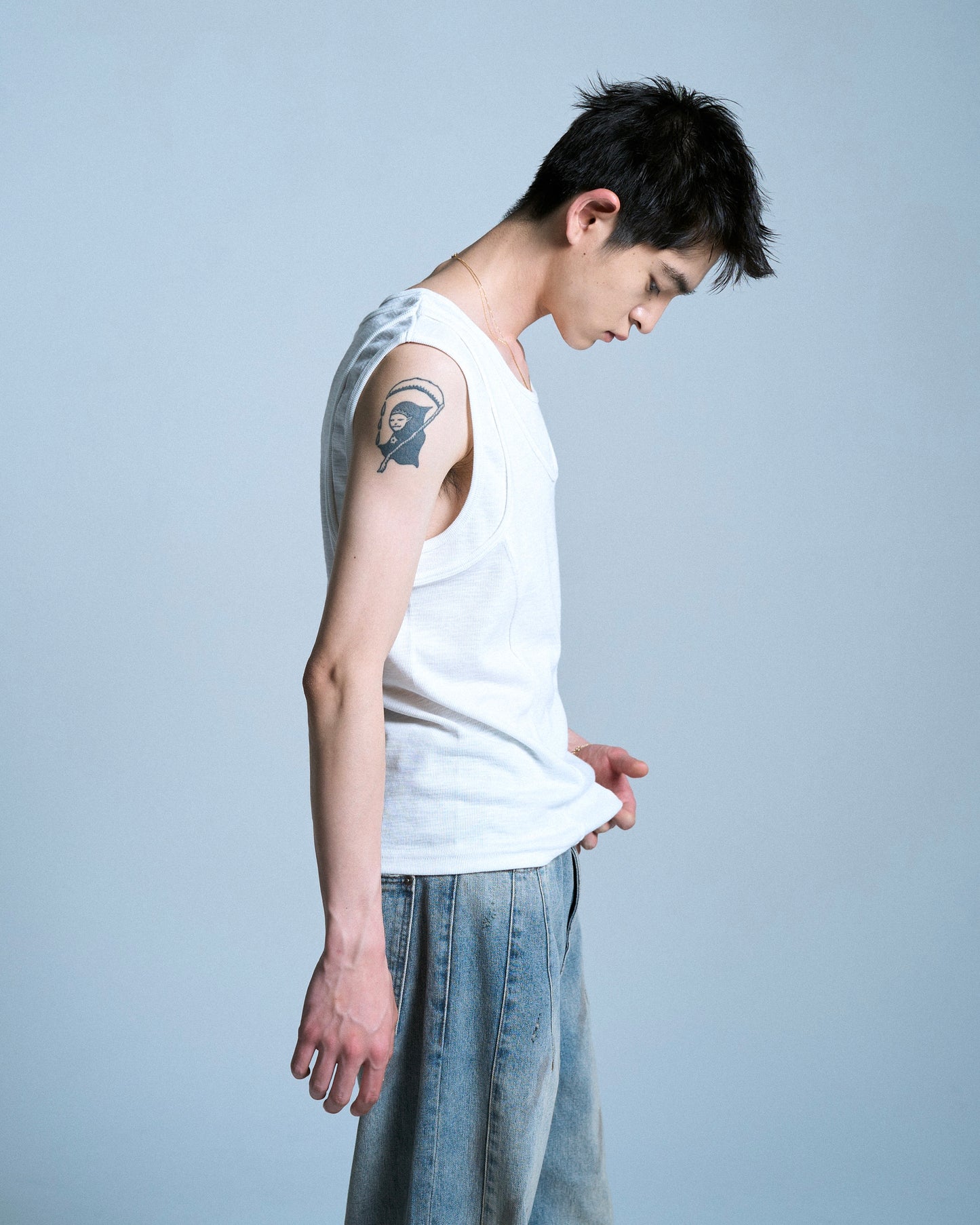 DOUBLE LAYER SLUB TANK TOP