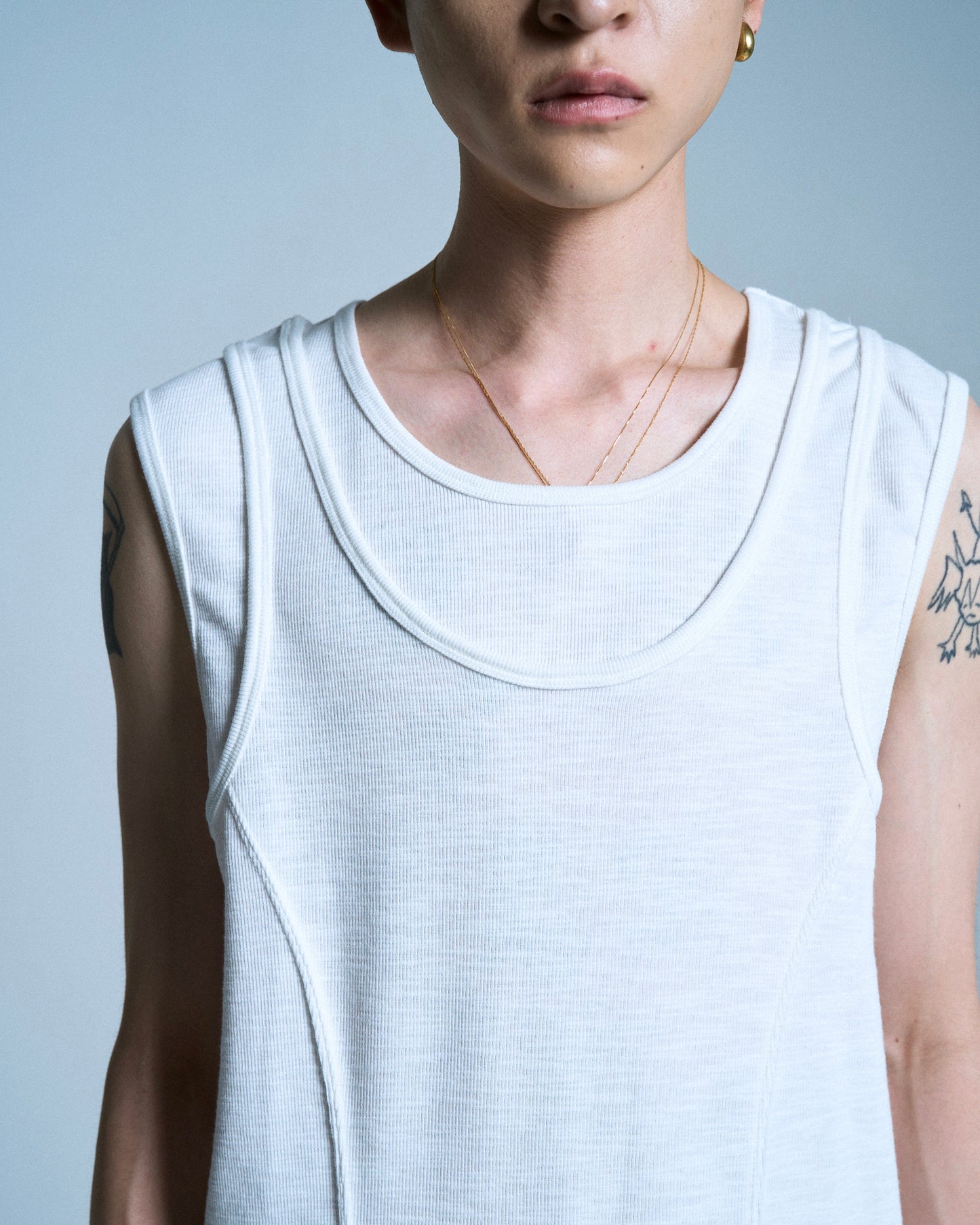 DOUBLE LAYER SLUB TANK TOP