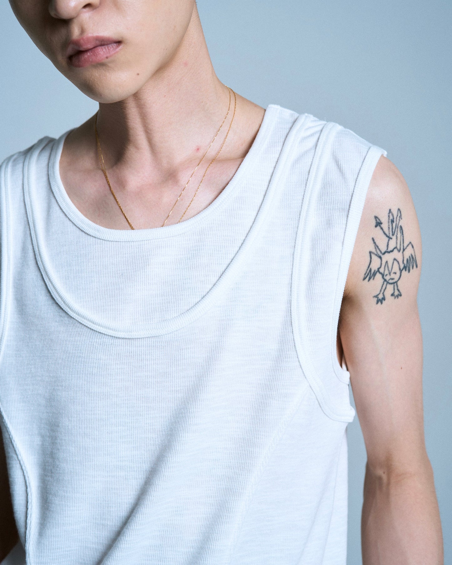 DOUBLE LAYER SLUB TANK TOP