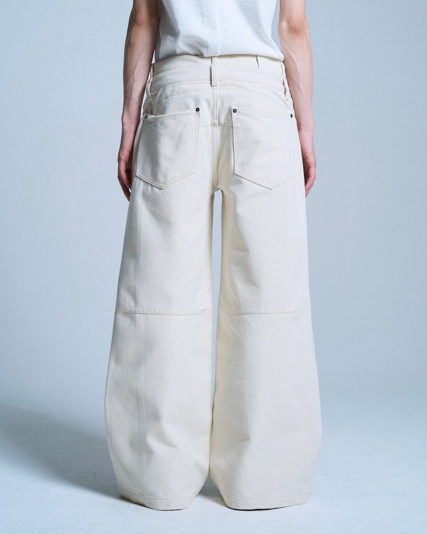 DOUBLE WAIST SLUB RIGID DENIM