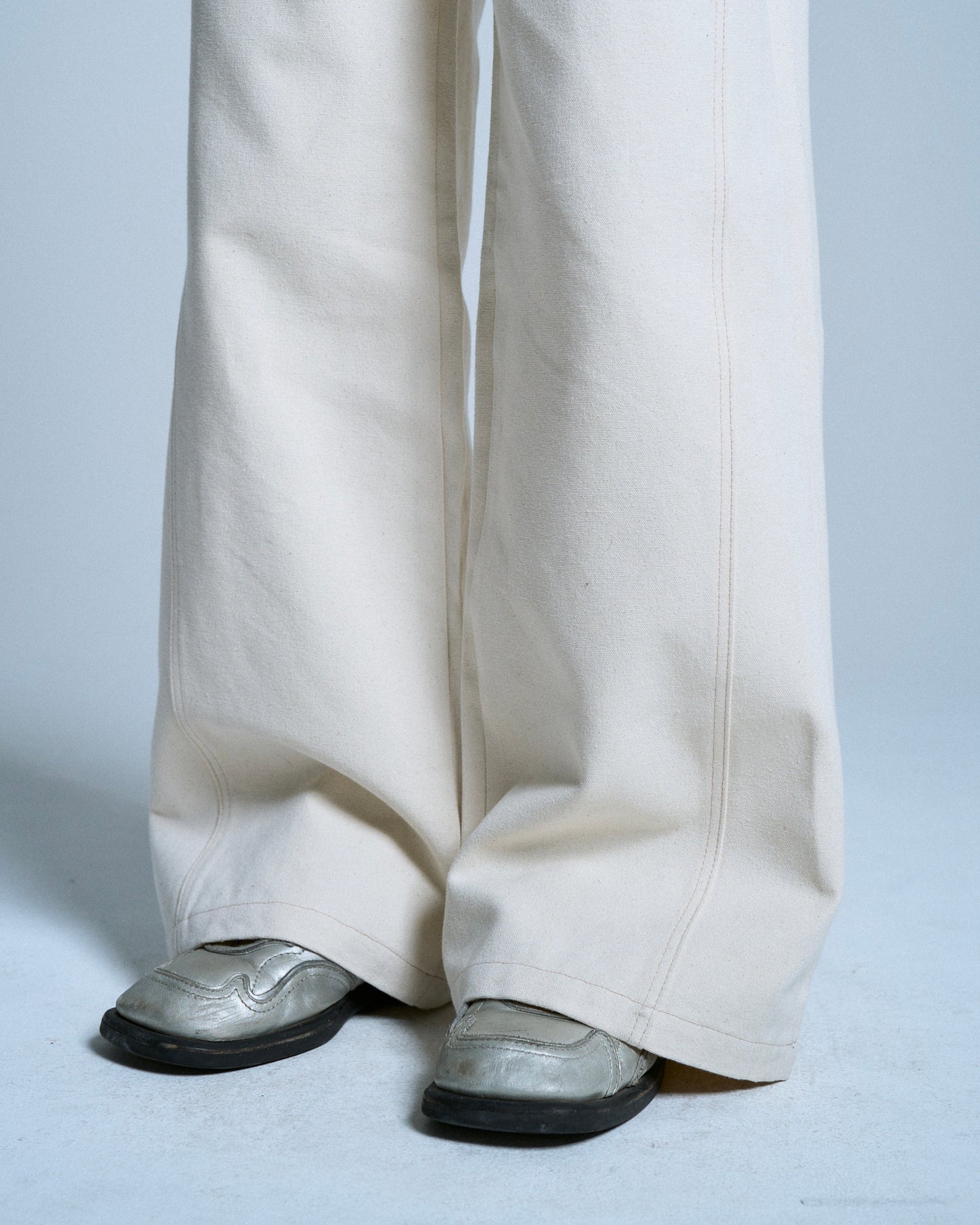 DOUBLE WAIST SLUB RIGID DENIM