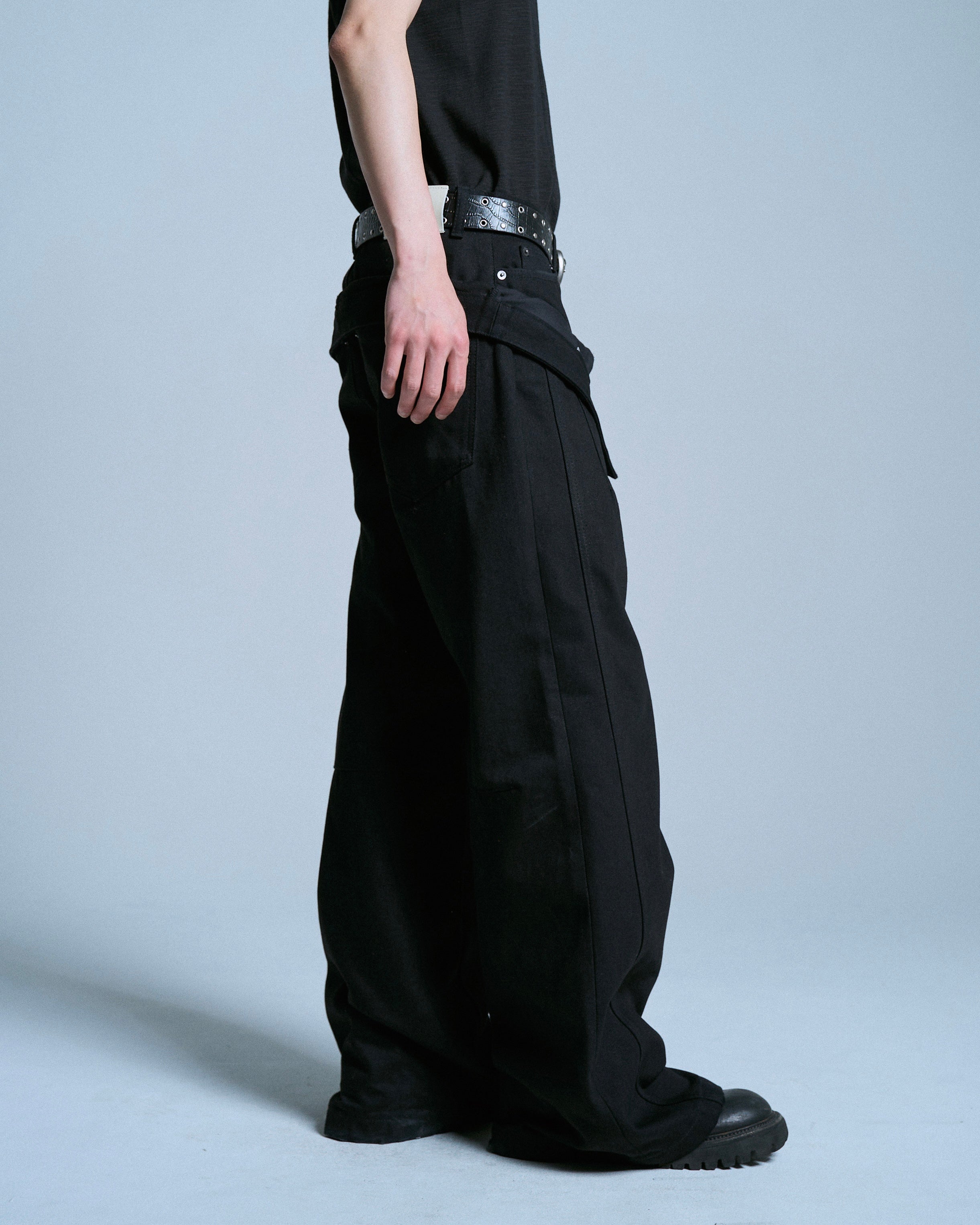 DOUBLE WAIST SLUB RIGID DENIM – CAMPHOR WOOD - OFFICIAL ONLINE