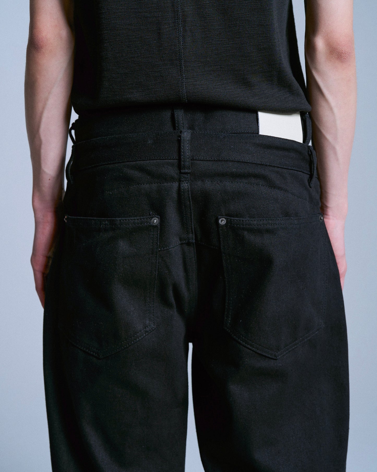 DOUBLE WAIST SLUB RIGID DENIM