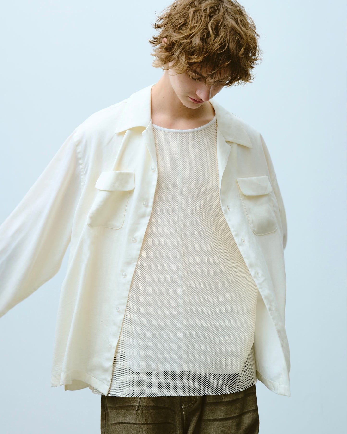 reversible layered sleeveless cutsew