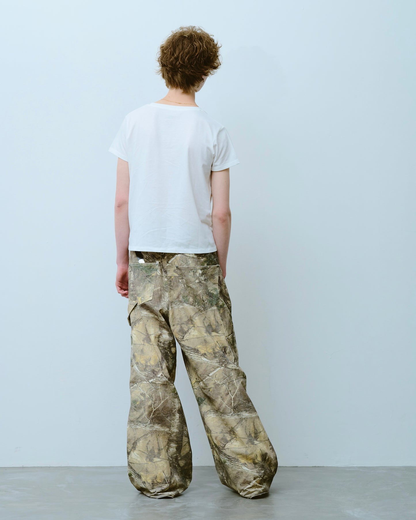 wide baggy real tree painter trousers