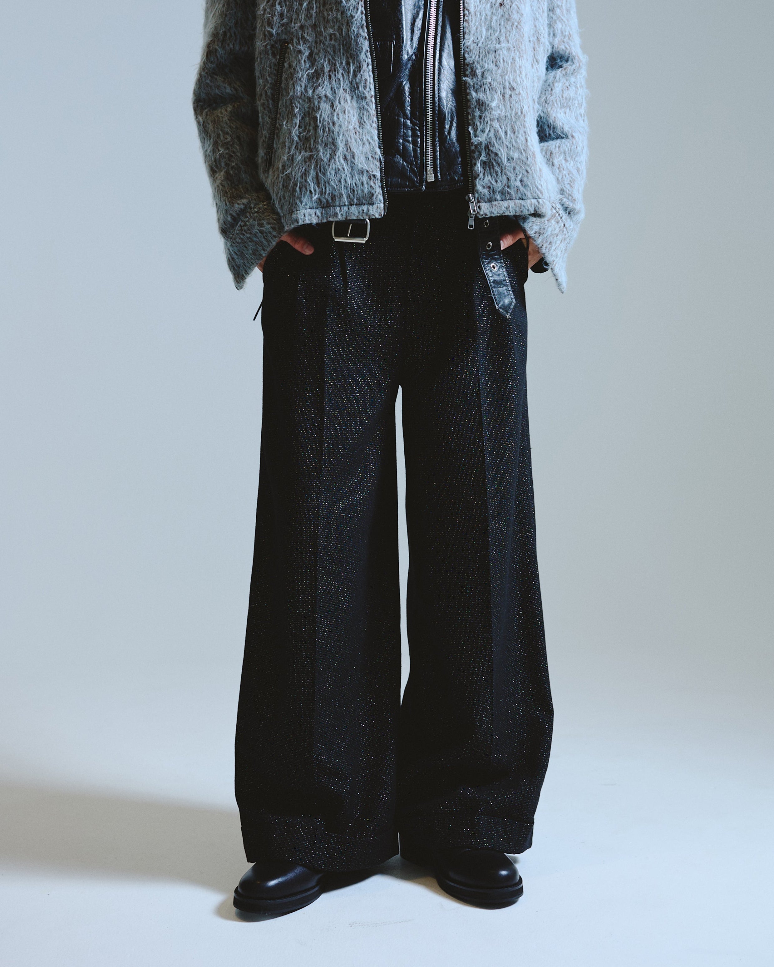 パンツ Camphor wood Camphor wood スラックス 2tuck wide baggy slacks / 2タック