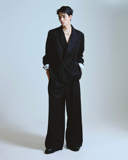 double breasted tailored jacket