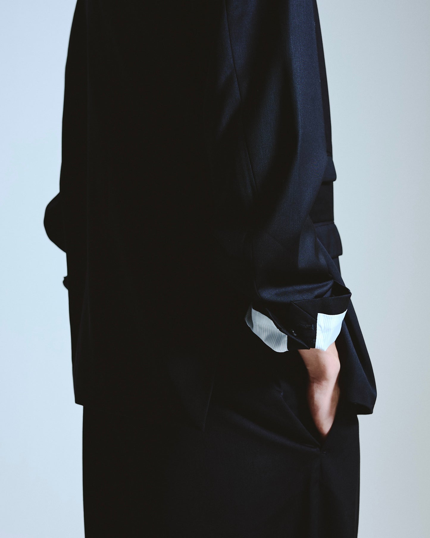 double breasted tailored jacket