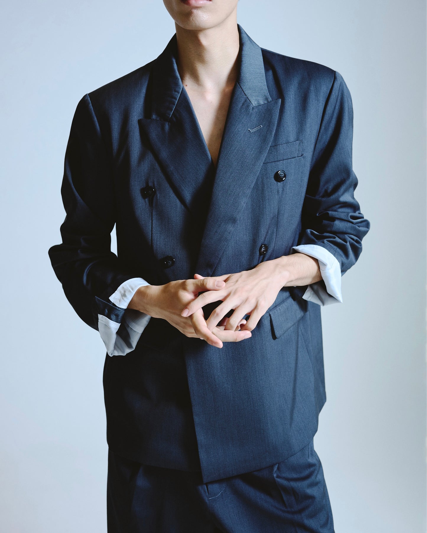 double breasted tailored jacket