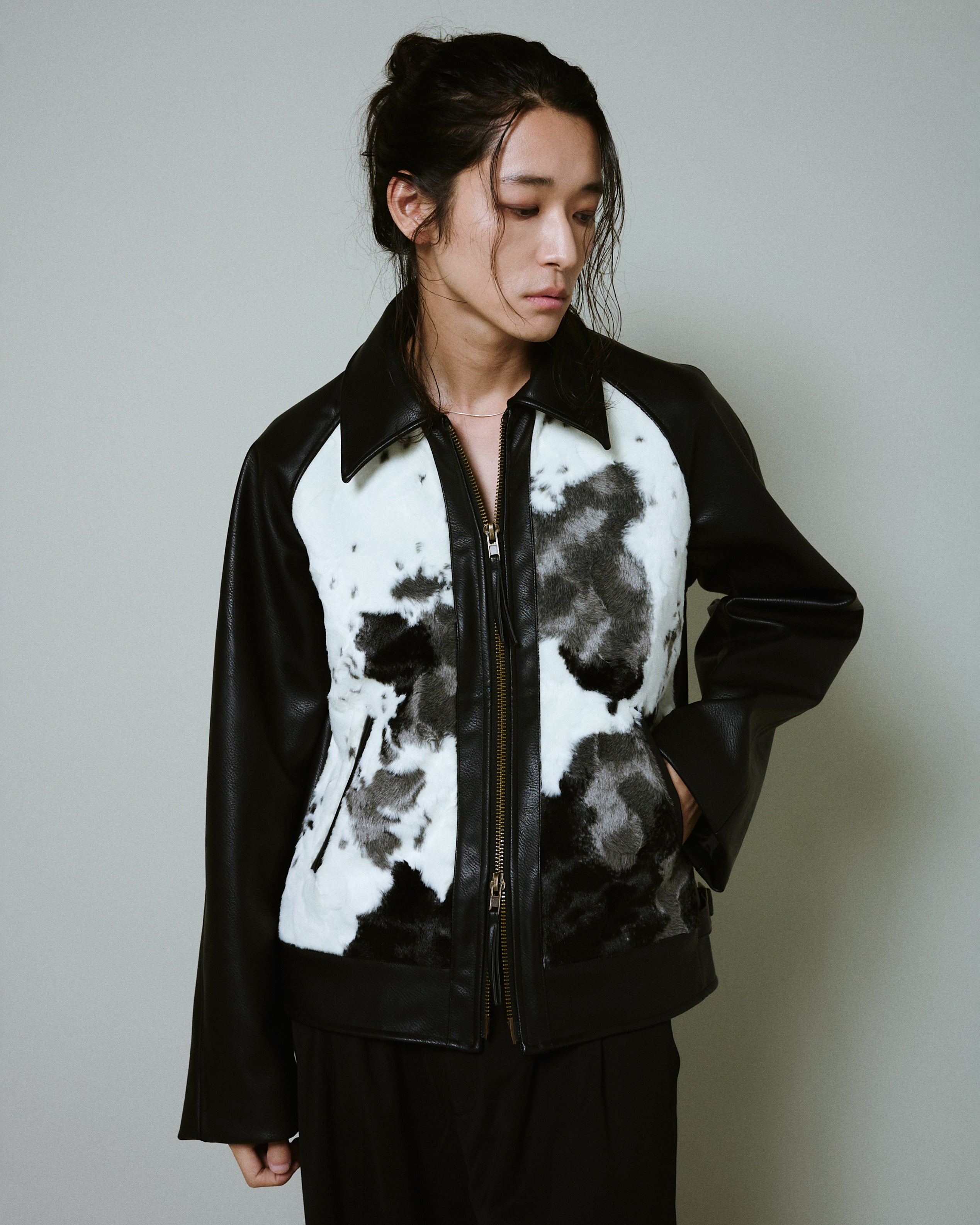 camphor wood ジャケット faux haircalf leather jacket – CAMPHOR WOOD - OFFICIAL