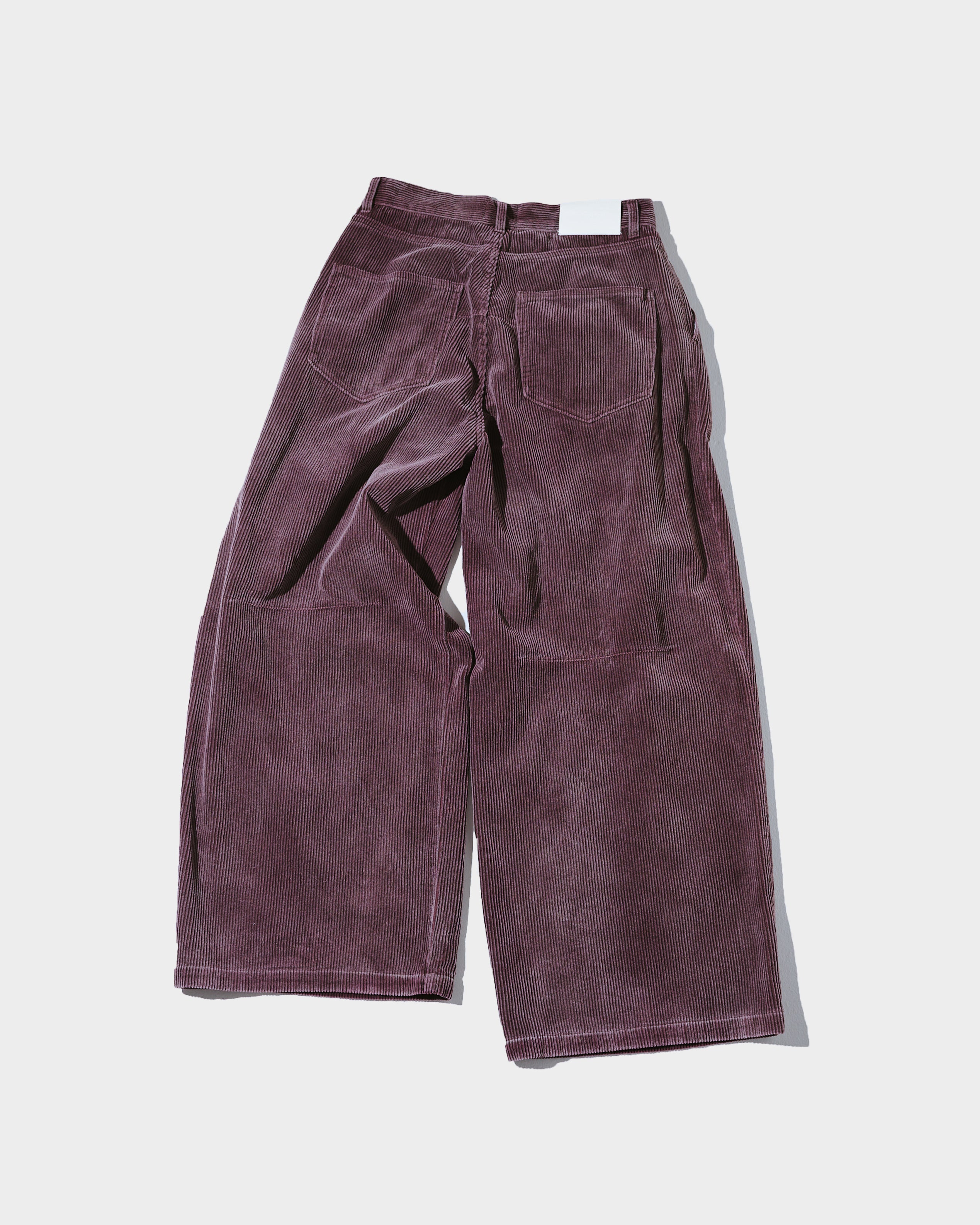 SUPER BAGGY FADED CORDUROY TROUSERS – CAMPHOR WOOD - OFFICIAL
