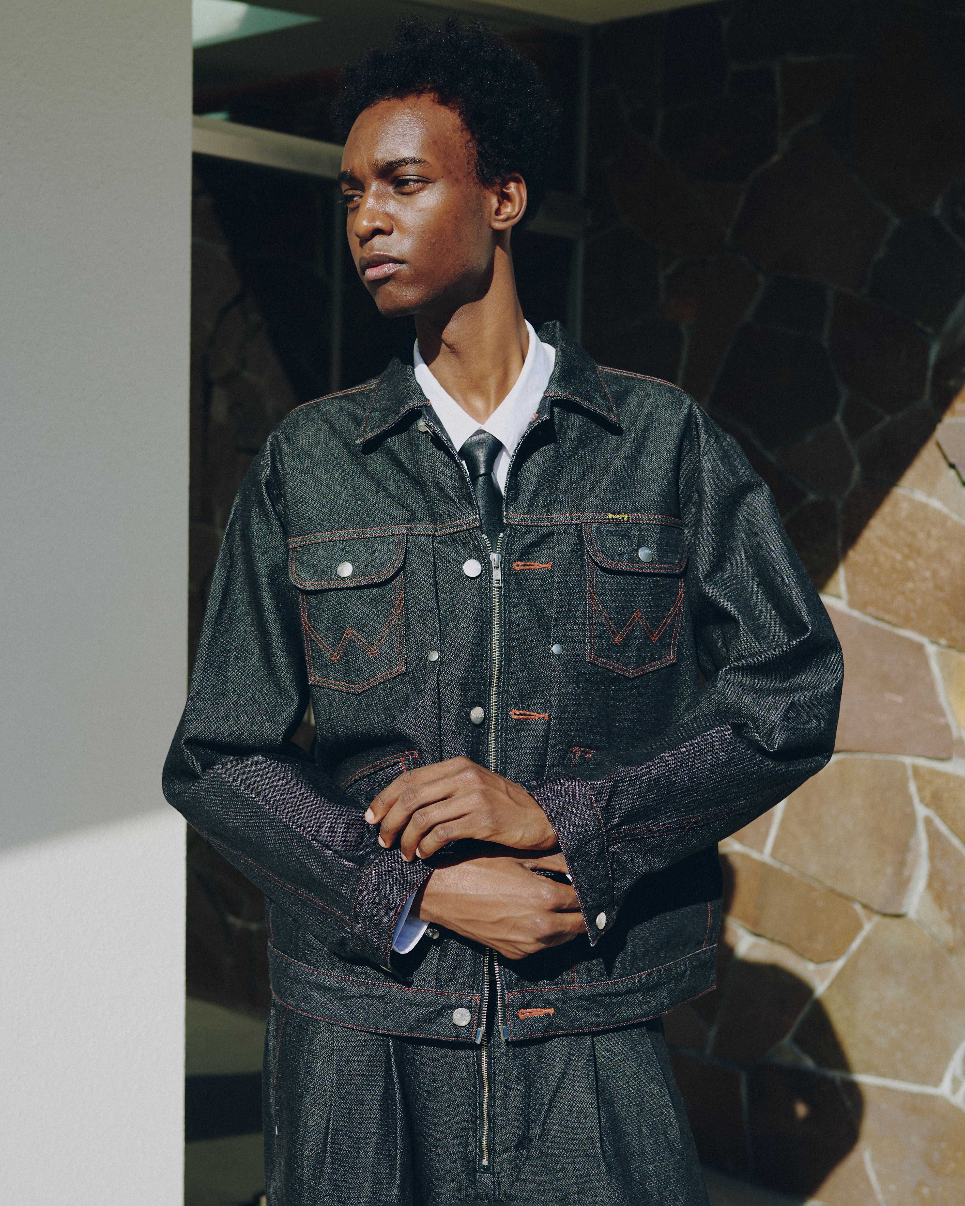 Wrangler × CamphorWood】 custom 2way trucker denim jacket 【124MJ