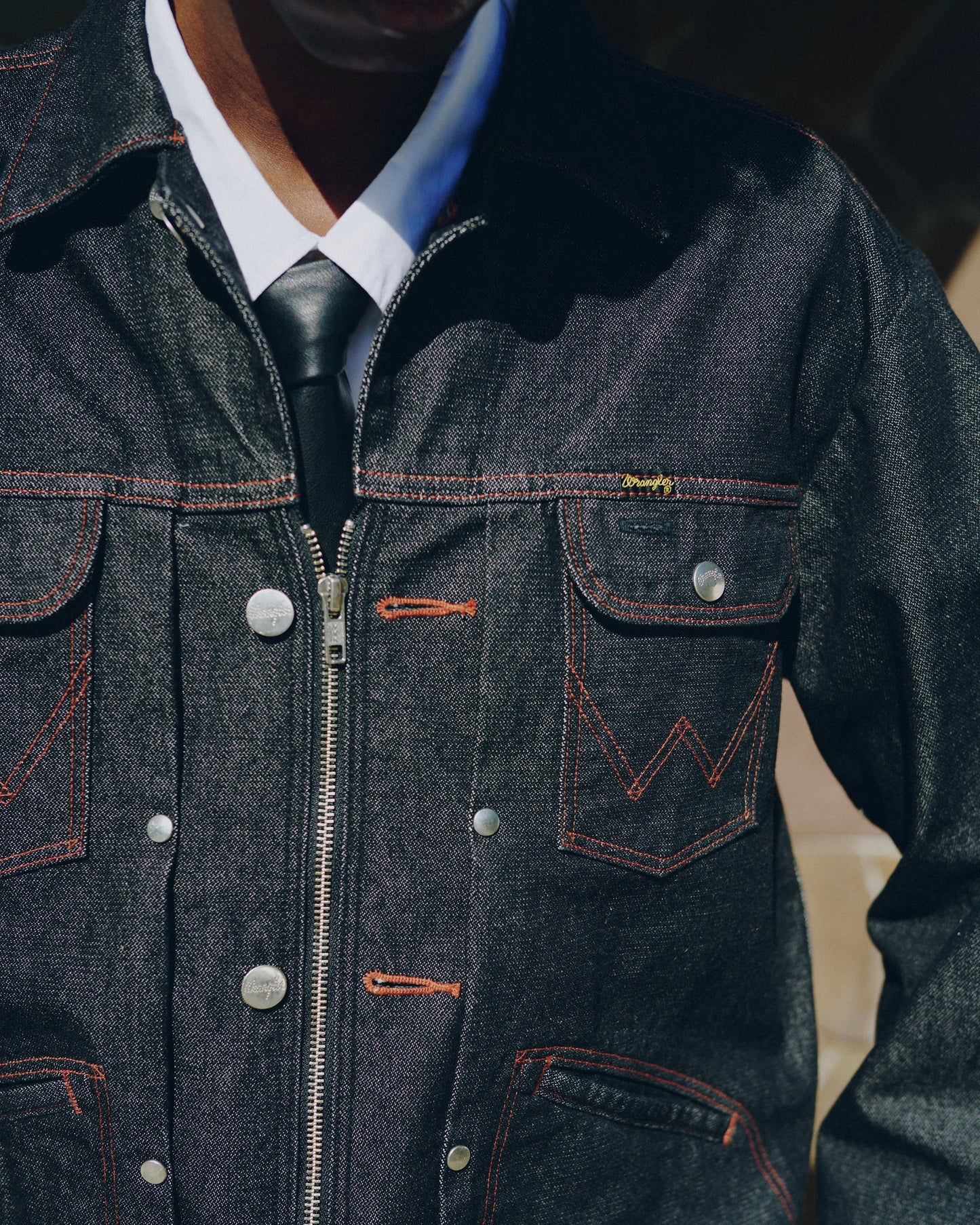 【Wrangler × CamphorWood】 custom 2way trucker denim jacket  【124MJ×24MJZ】