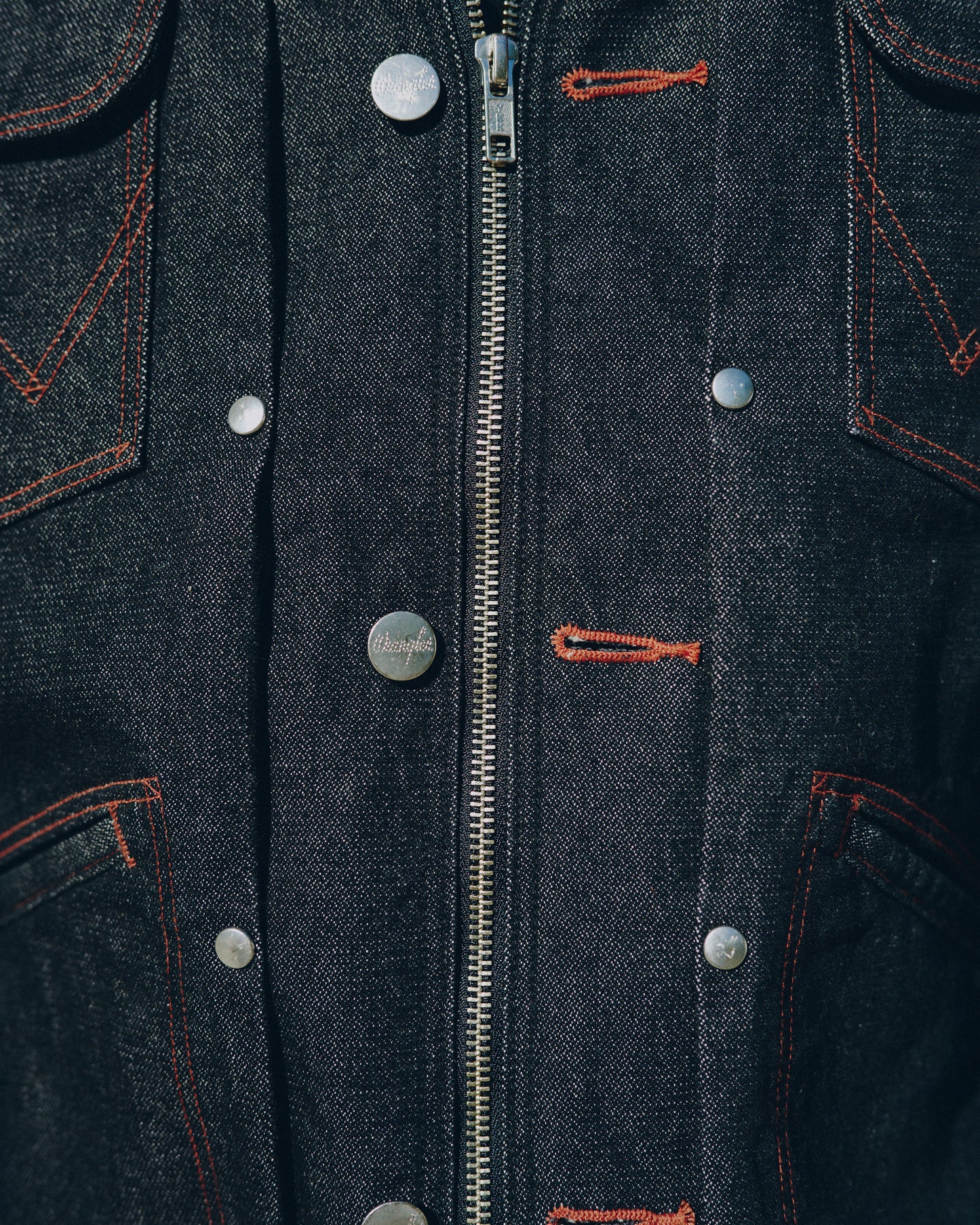 【Wrangler × CamphorWood】 custom 2way trucker denim jacket  【124MJ×24MJZ】