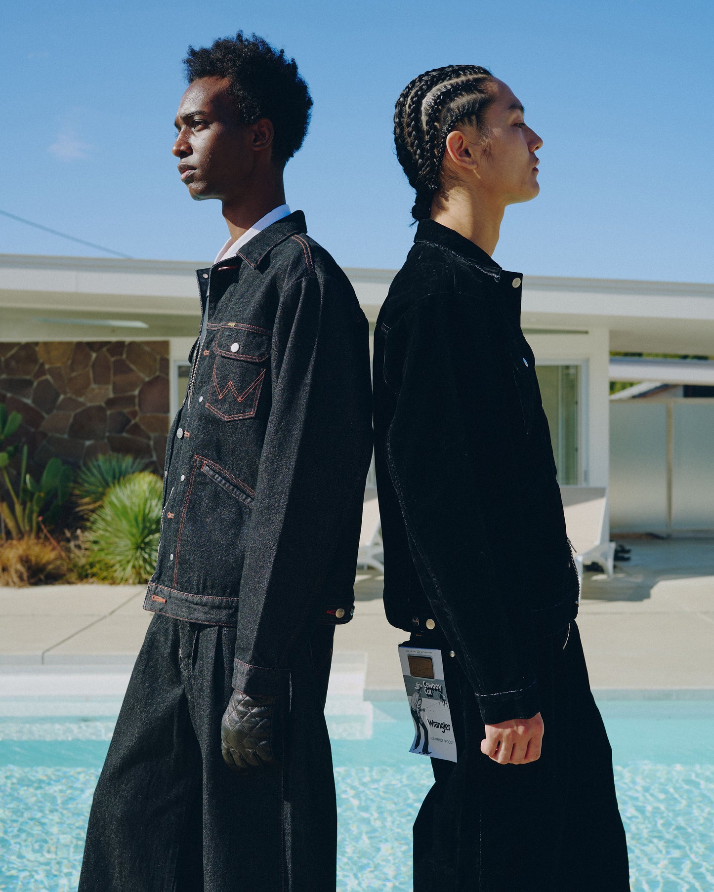 【Wrangler × CamphorWood】custom 2way flocky trucker jacket【124MJ×24MJZ】