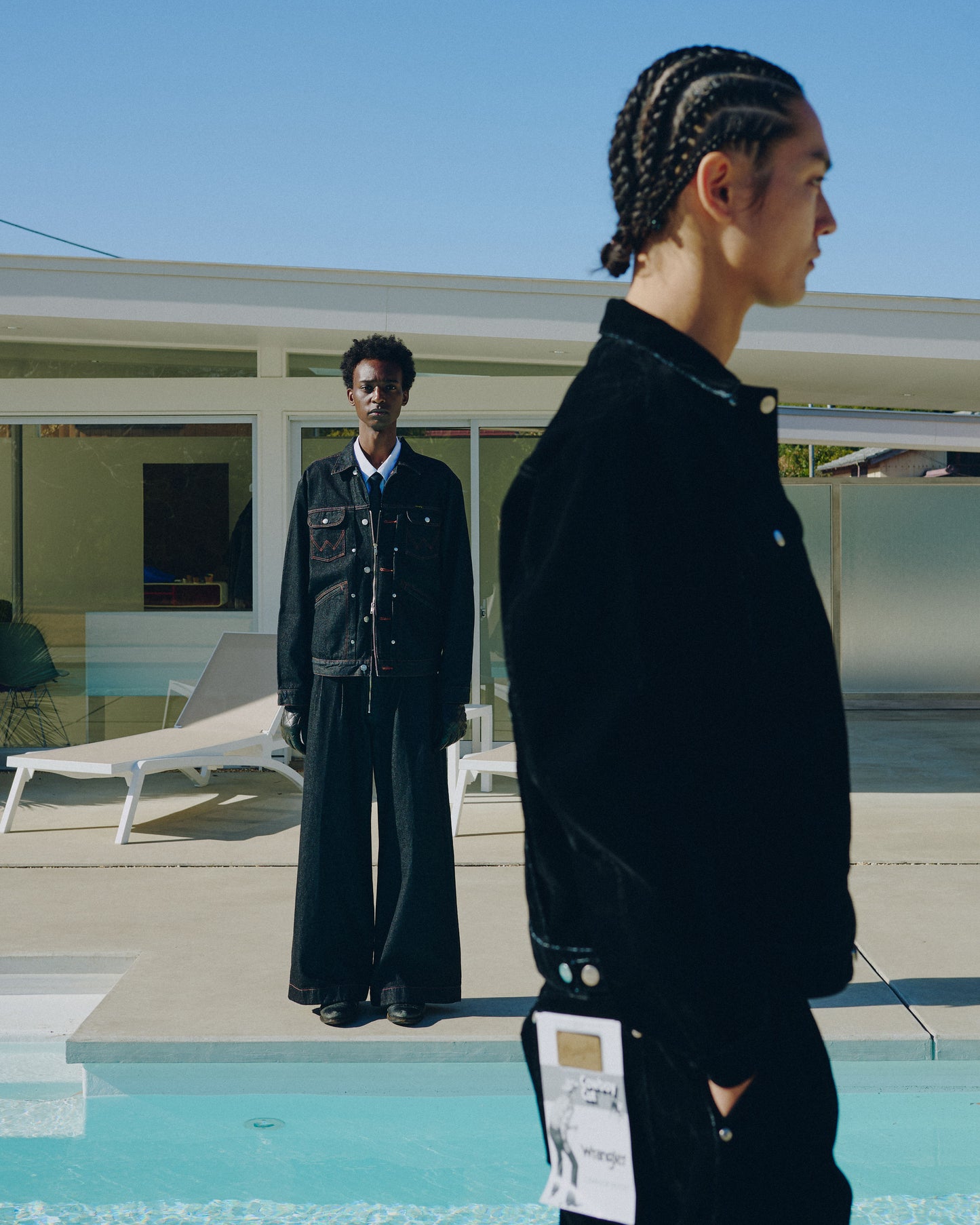 【Wrangler × CamphorWood】custom 2way flocky trucker jacket【124MJ×24MJZ】