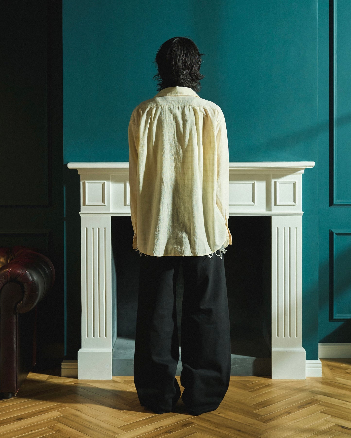 SHEER CHECK L/S SHIRTS