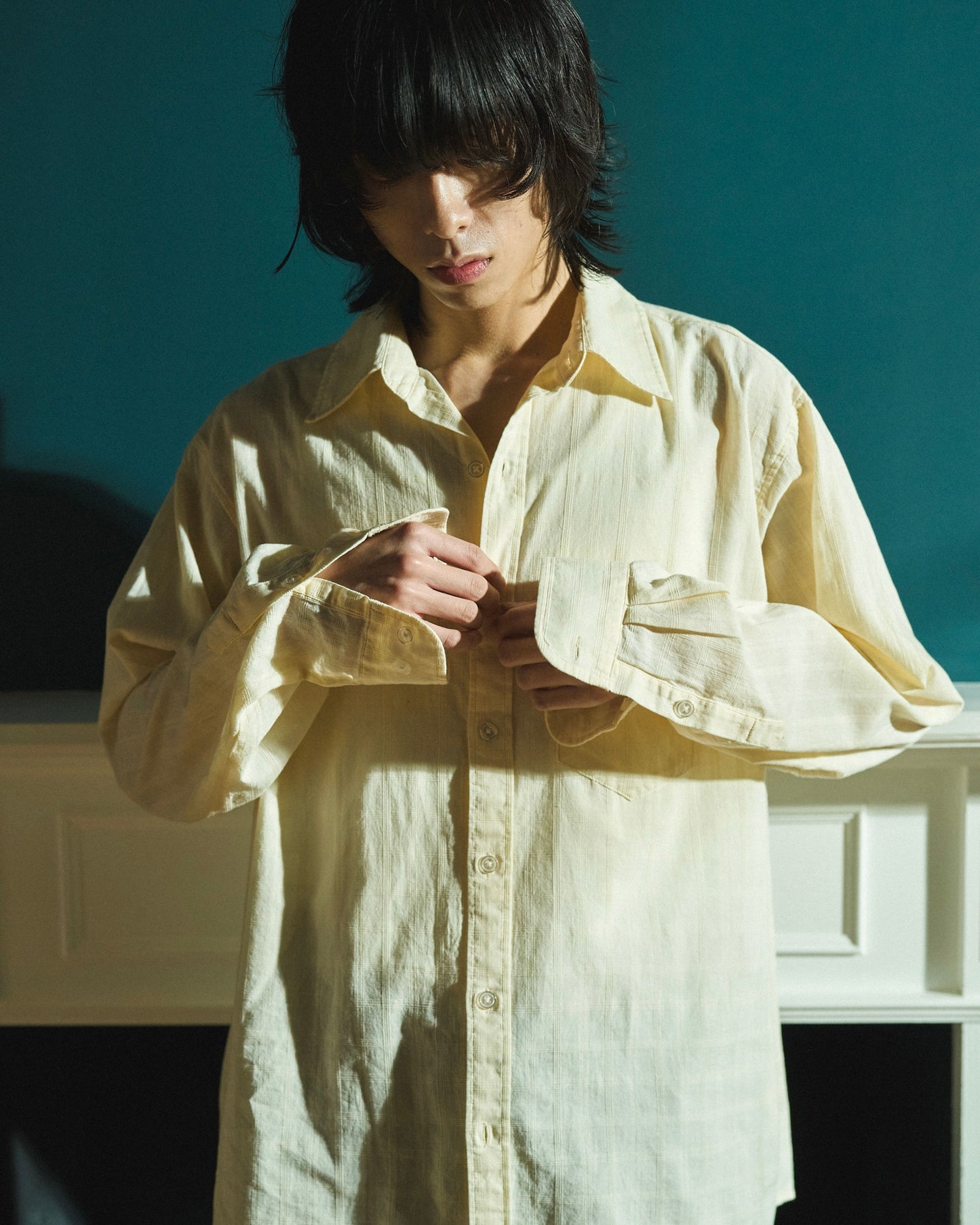 SHEER CHECK L/S SHIRTS