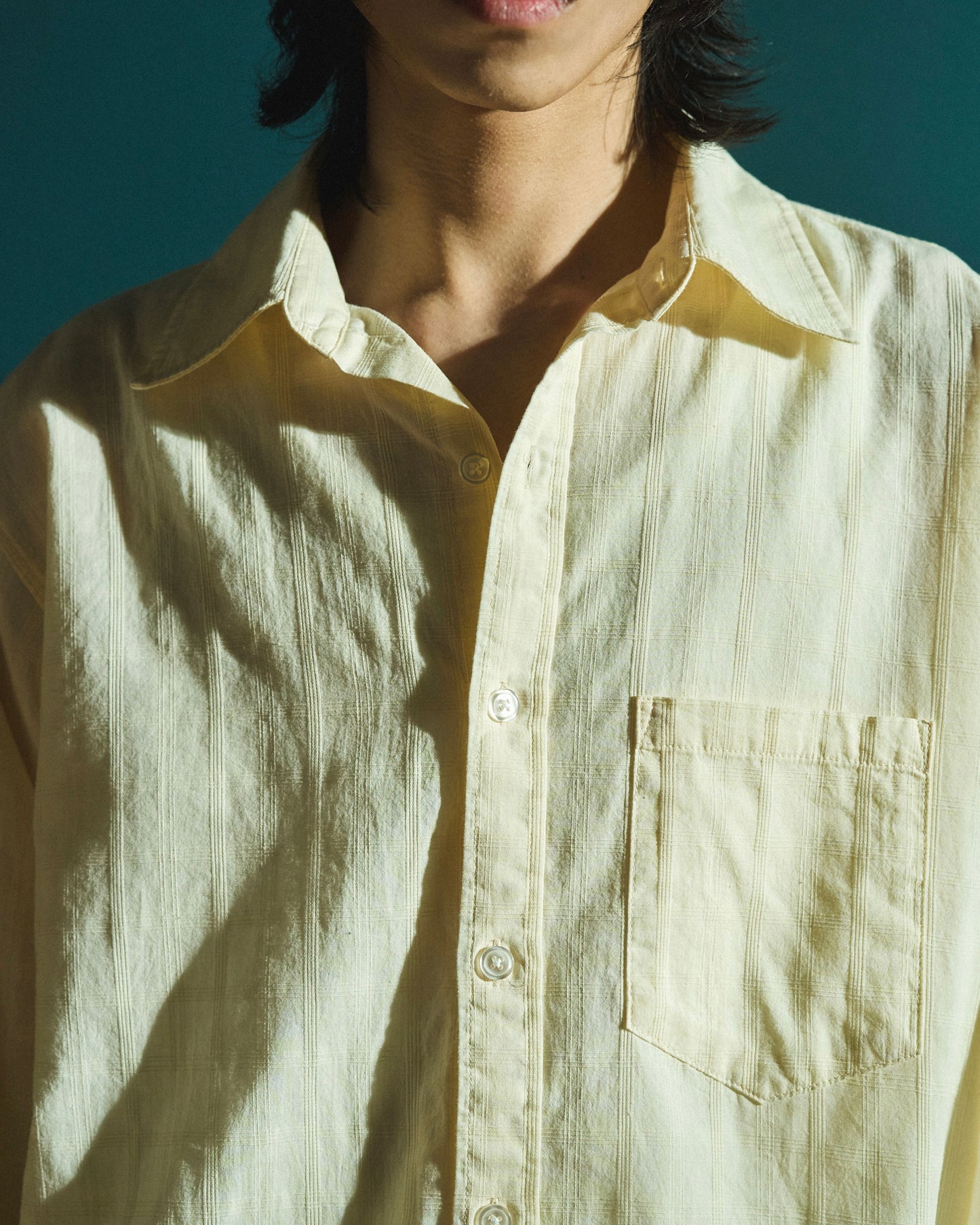 SHEER CHECK L/S SHIRTS