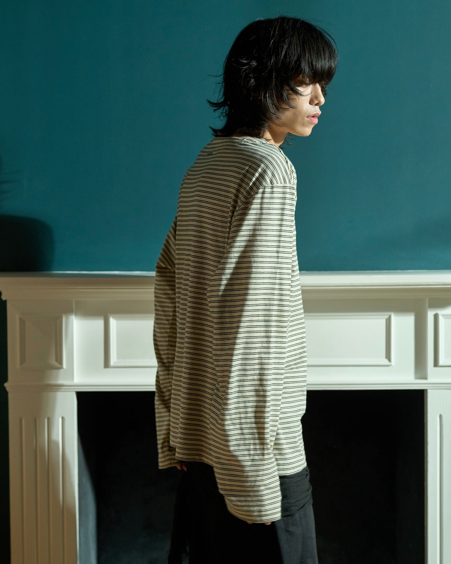 MULTI BORDER L/S TEE