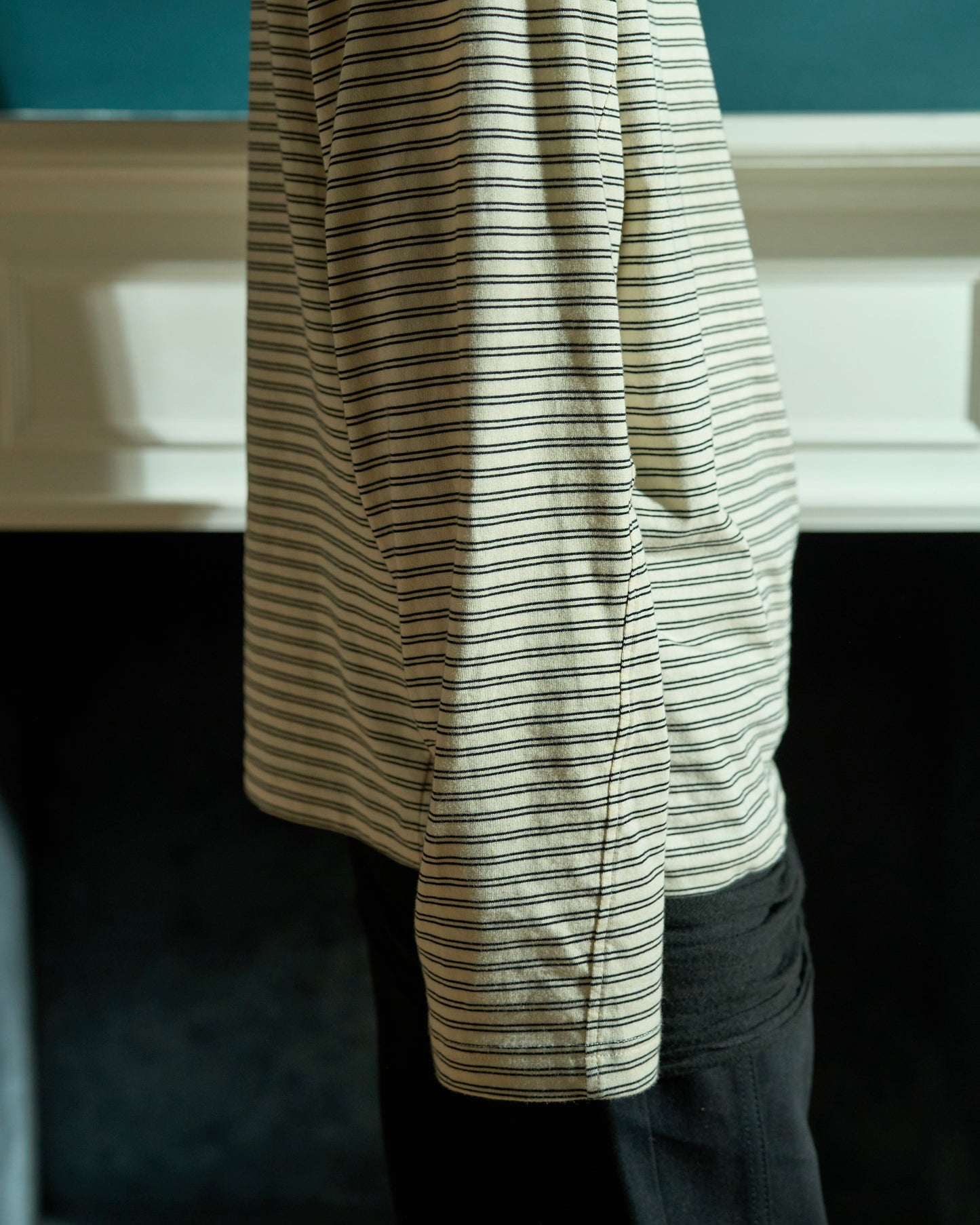 MULTI BORDER L/S TEE