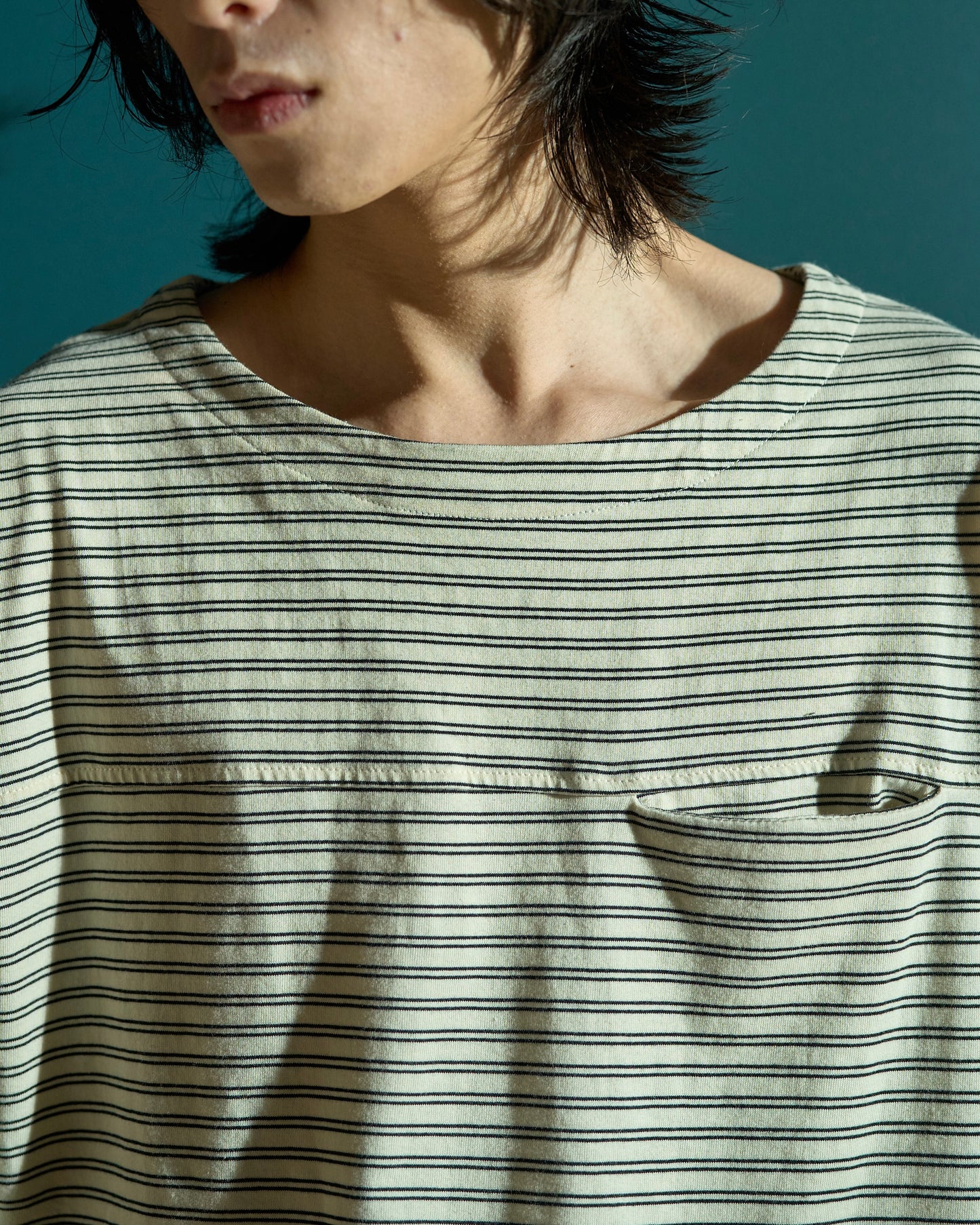 MULTI BORDER L/S TEE