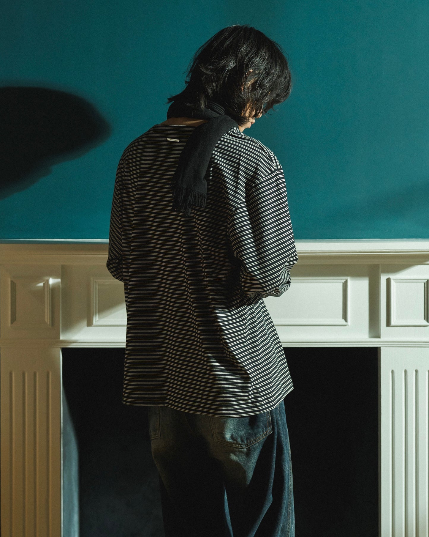 MULTI BORDER L/S TEE